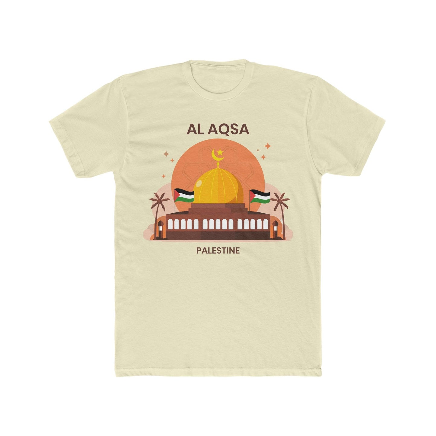 Al Aqsa Mosque Illustration T-Shirt - faithwear