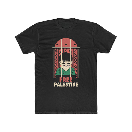 Liberate with Style: 'Free Palestine' T-Shirts - faithwear - Men's Clothing, Palestine Collection for Men, T-shirts