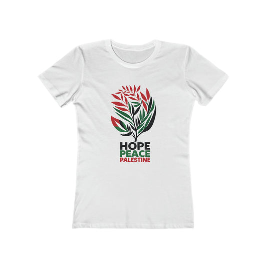 Hope. Peace. Palestine Tee - faithwear - Palestine Collection for Women, T-shirts, Women's Clothing