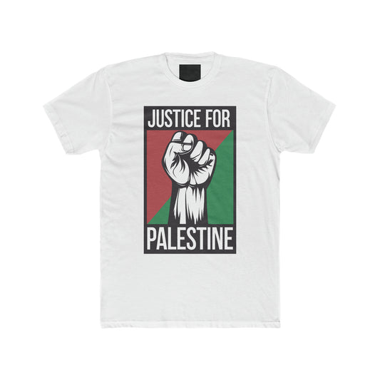 Stand for Justice with Palestine Tees - faithwear - Men's Clothing, Palestine Collection for Men, T-shirts