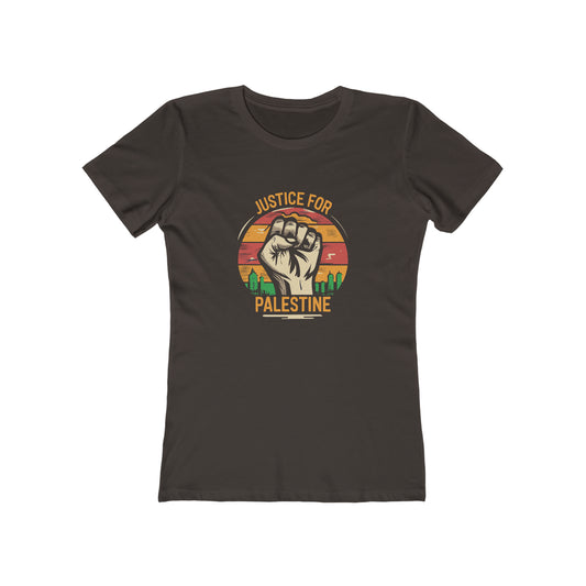 Justice for Palestine Tee: Wear Your Voice - faithwear - Palestine Collection for Women, T-shirts, Women's Clothing