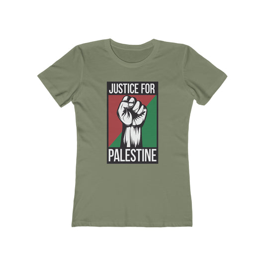 Women's 'Justice for Palestine' Tees - faithwear - Palestine Collection for Women, T-shirts, Women's Clothing