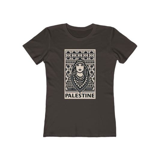 Strong Palestine Woman T-Shirt - faithwear - Palestine Collection for Women, T-shirts, Women's Clothing