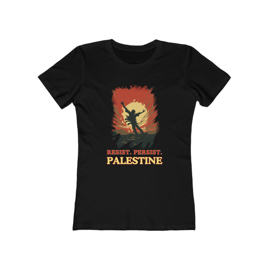 Resist. Persist. Palestine Tee - faithwear - Palestine Collection for Women, T-shirts, Women's Clothing