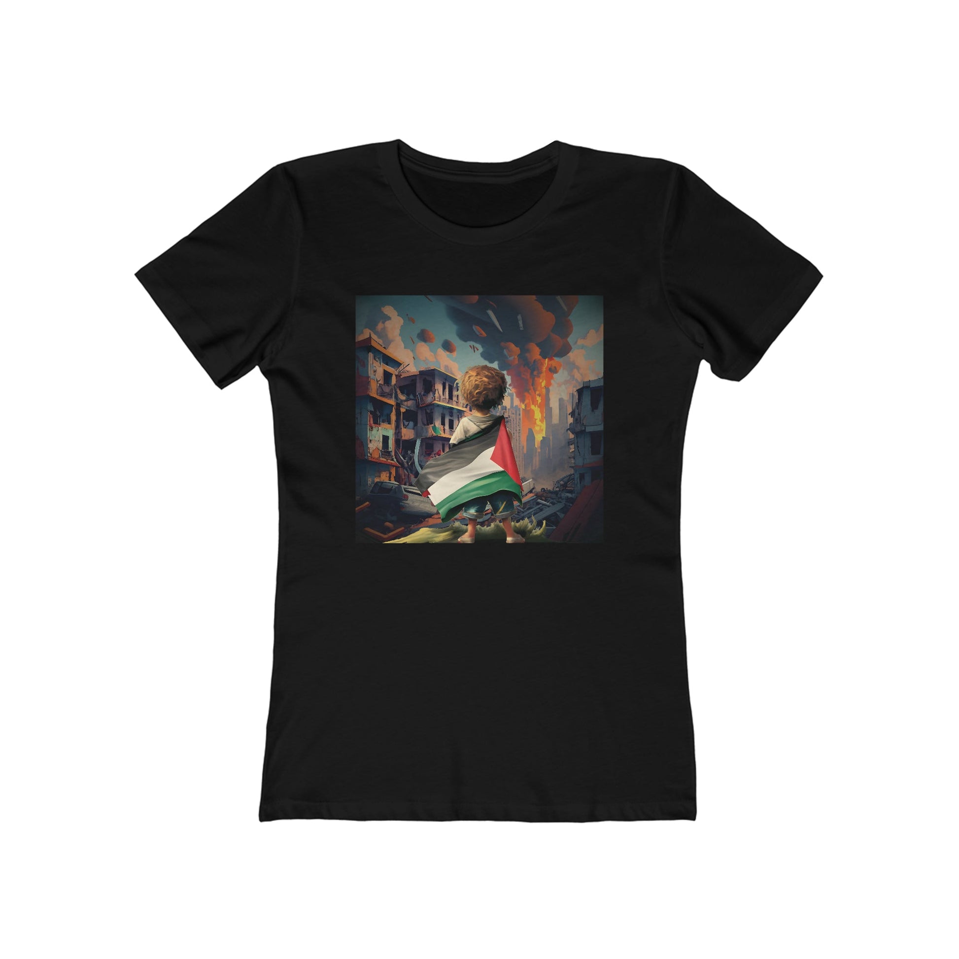 A Child's Gaze of Courage - Gaza Tees - faithwear