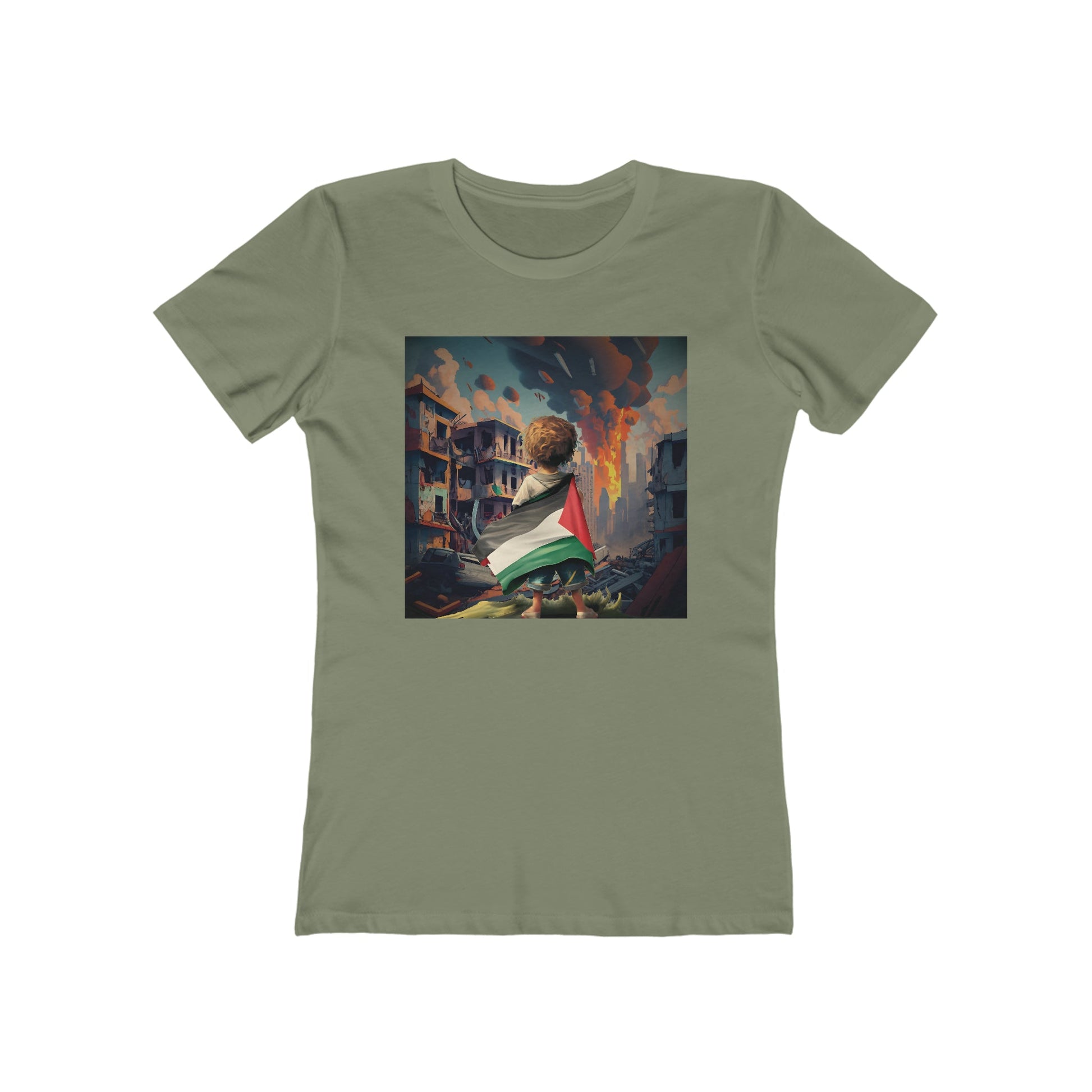 A Child's Gaze of Courage - Gaza Tees - faithwear