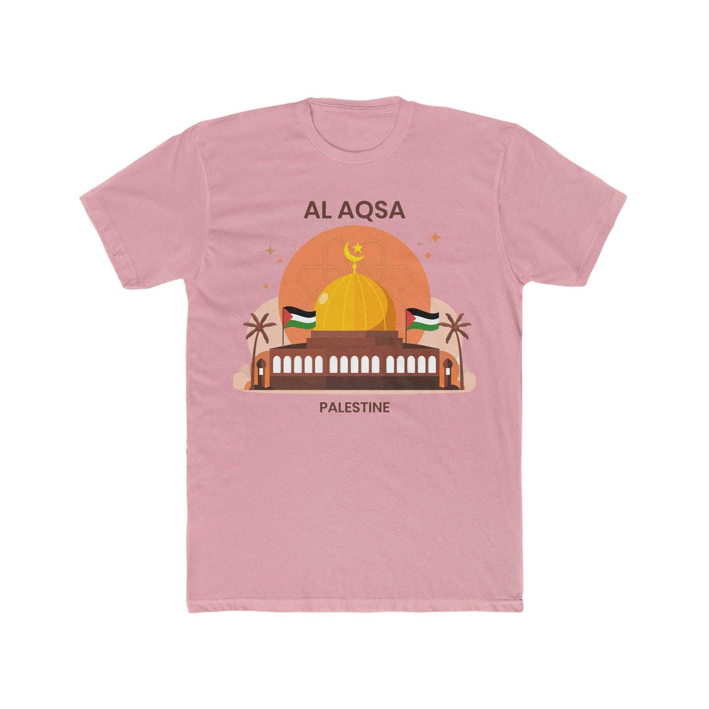 Al Aqsa Mosque Illustration T-Shirt - faithwear