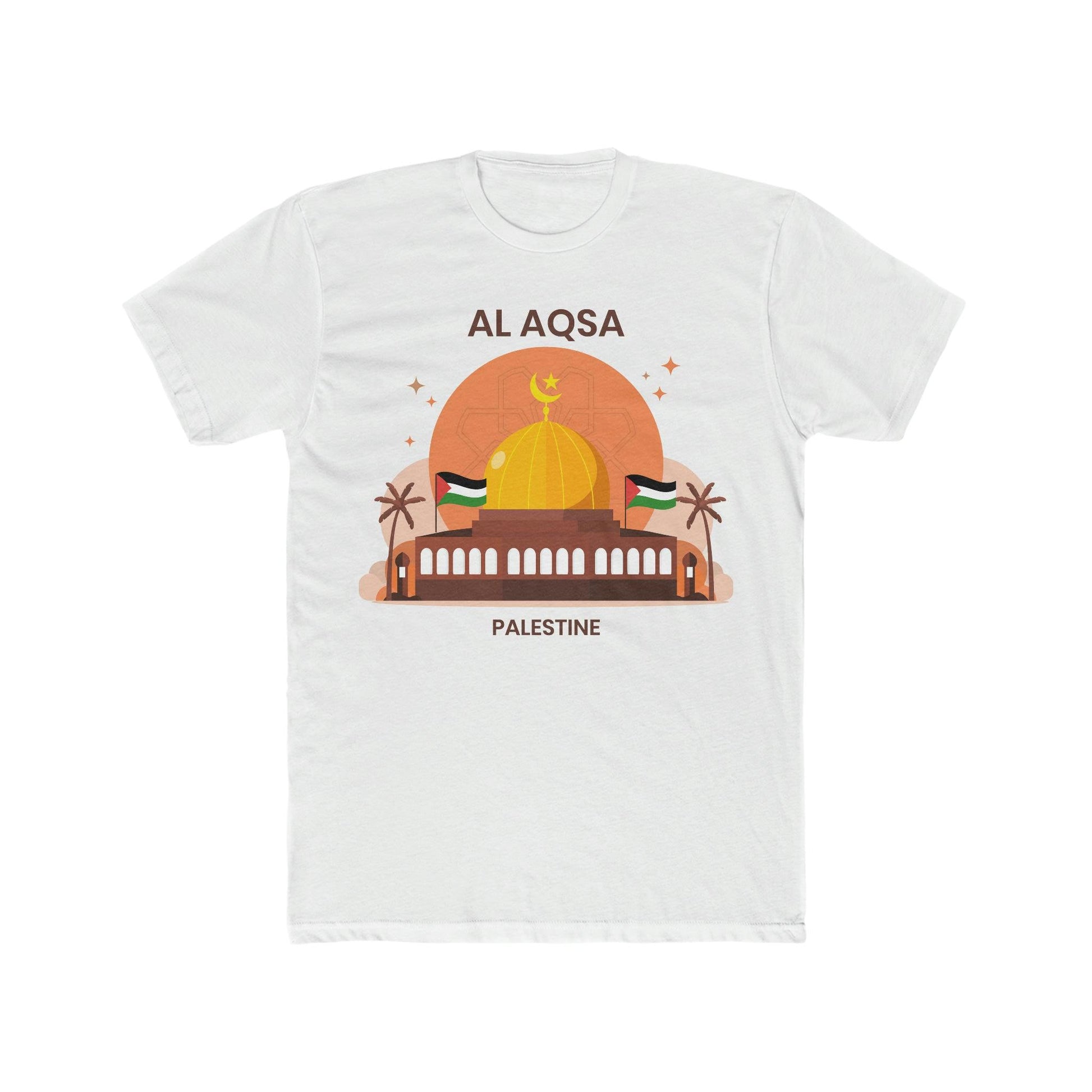 Al Aqsa Mosque Illustration T-Shirt - faithwear