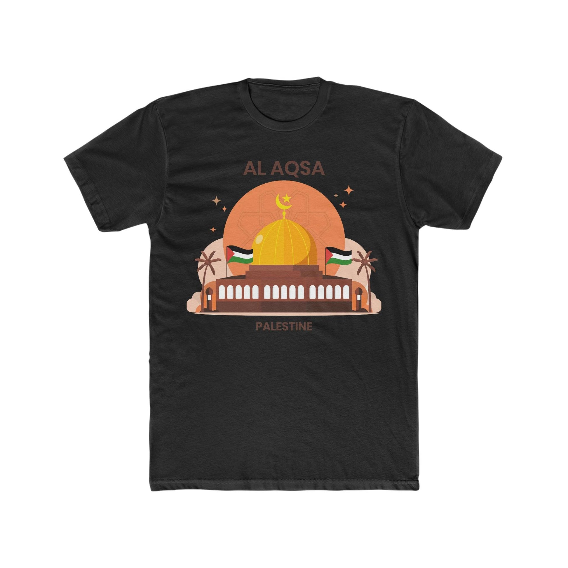 Al Aqsa Mosque Illustration T-Shirt - faithwear