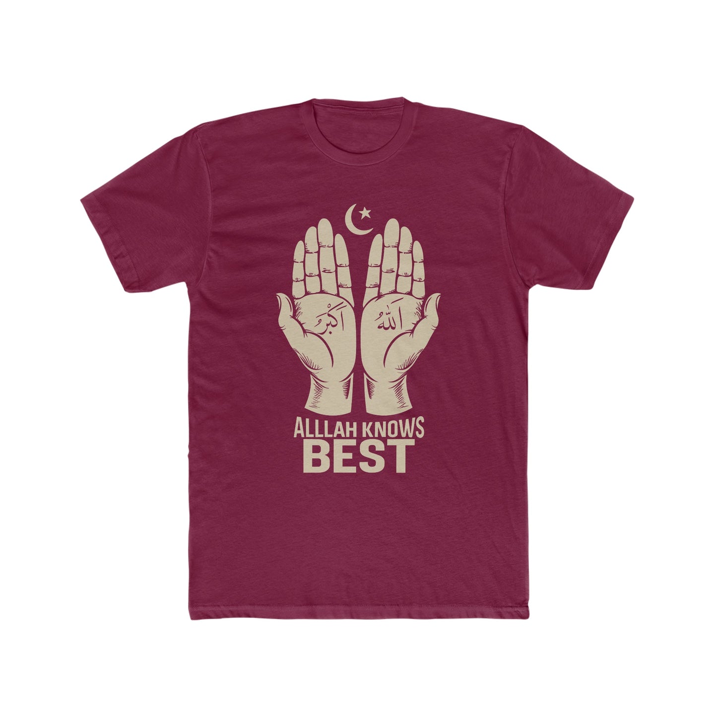 Allah Knows Best Islamic T-Shirt - faithwear