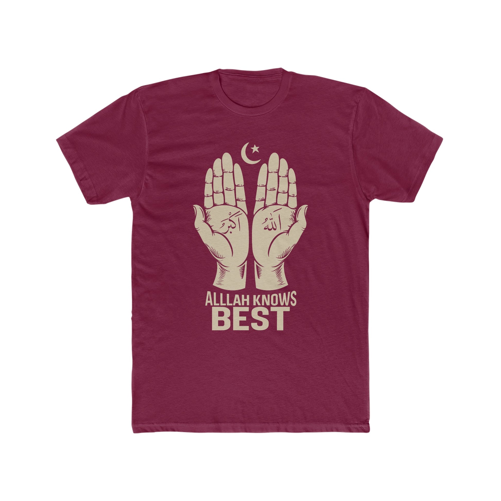 Allah Knows Best Islamic T-Shirt - faithwear