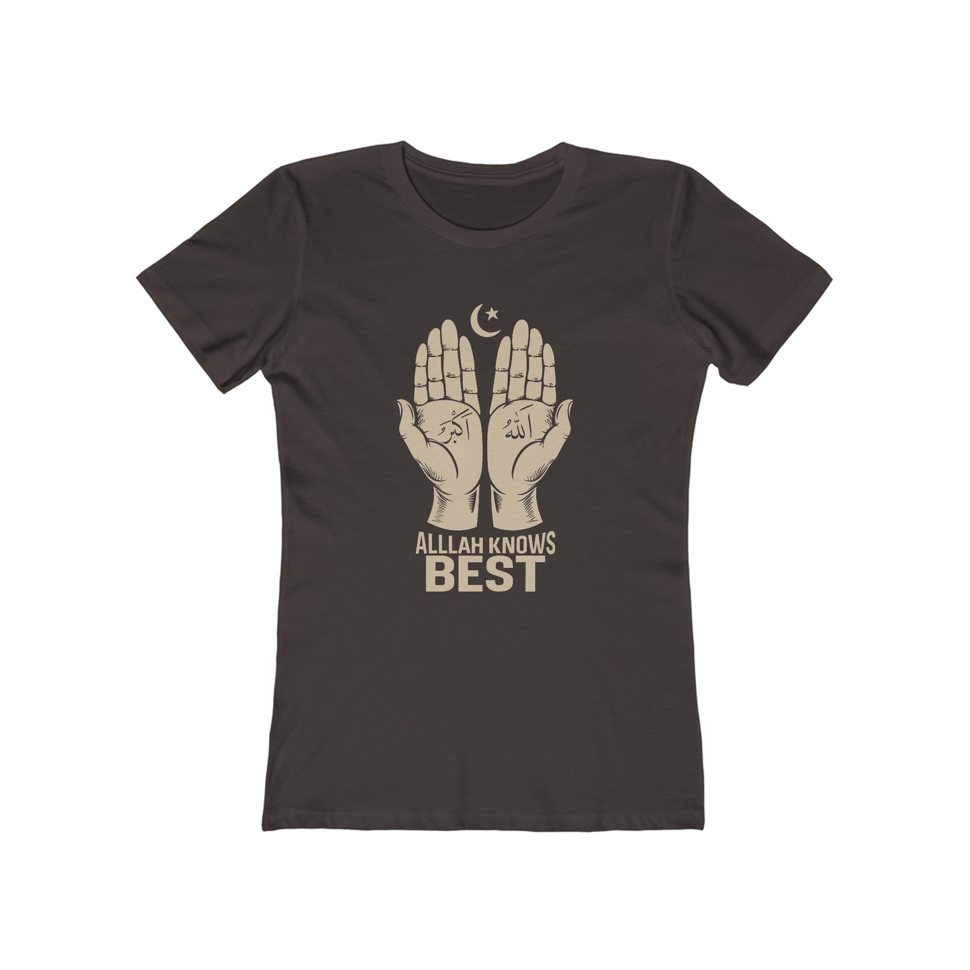 Allah Knows Best Muslim T-Shirt - faithwear