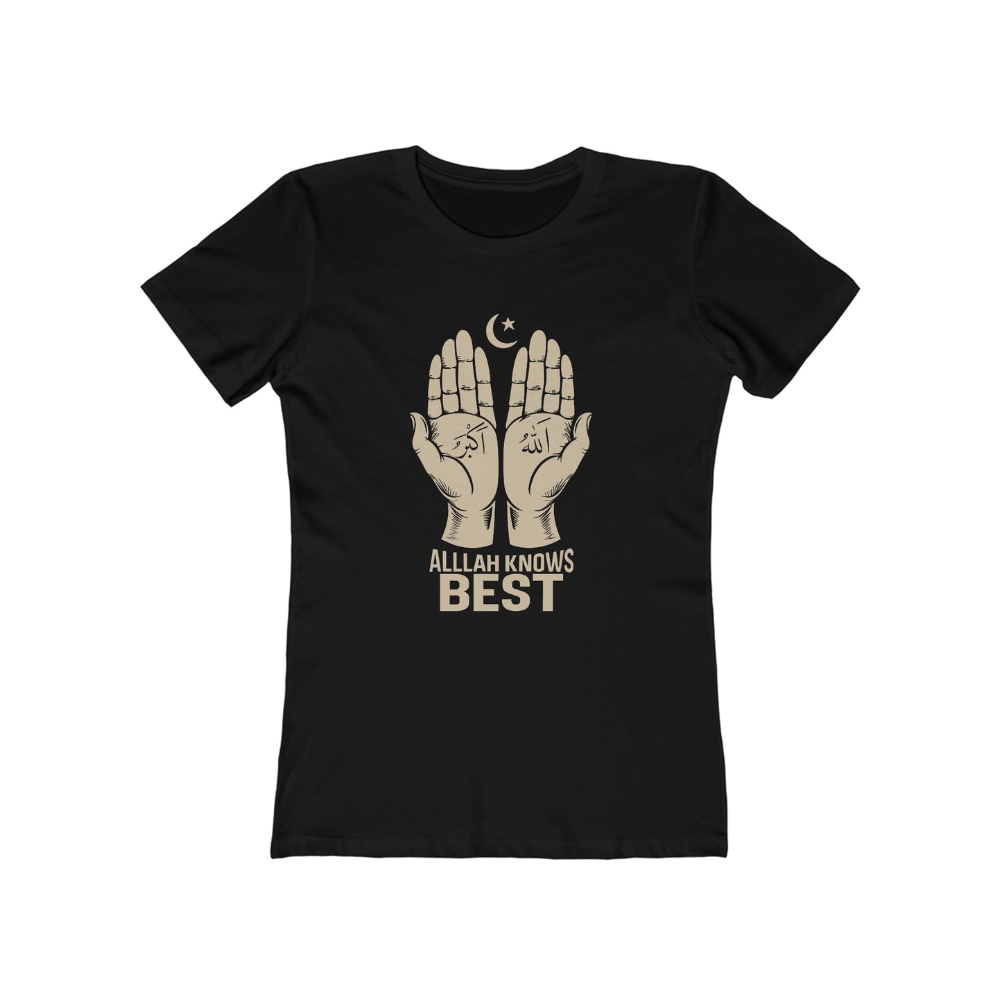 Allah Knows Best Muslim T-Shirt - faithwear