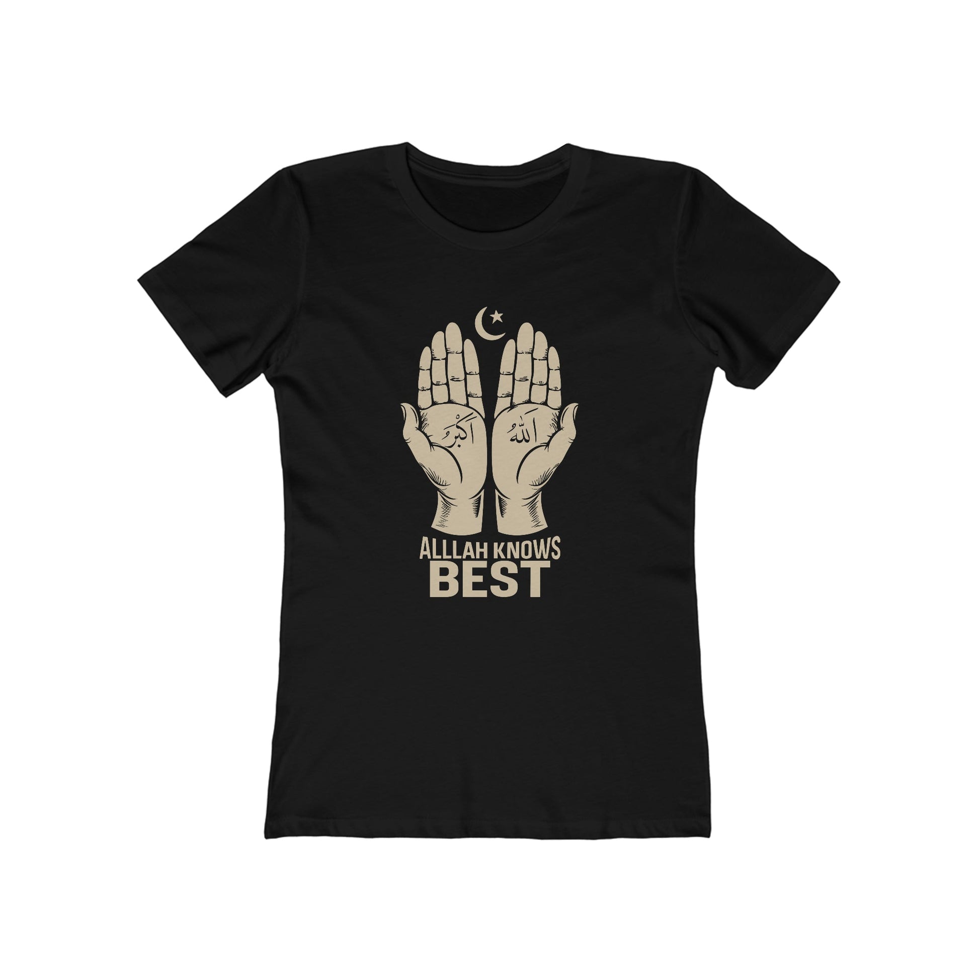 Allah Knows Best Muslim T-Shirt - faithwear