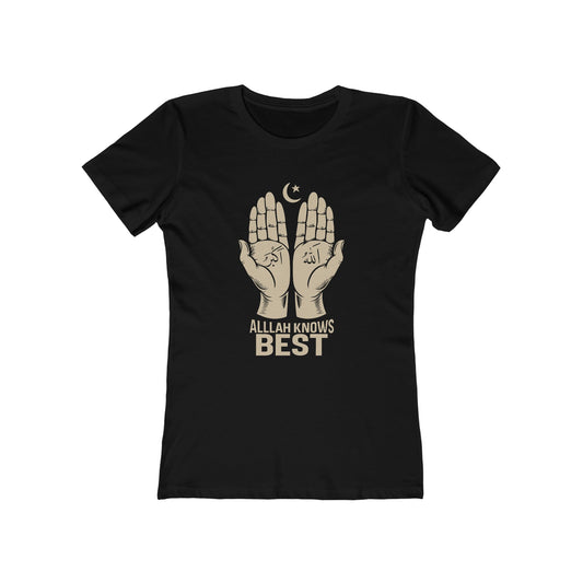 Allah Knows Best Muslim T-Shirt - faithwear