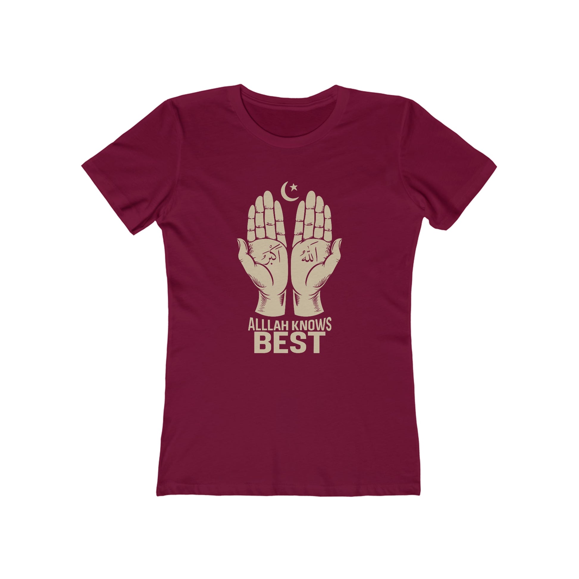 Allah Knows Best Muslim T-Shirt - faithwear