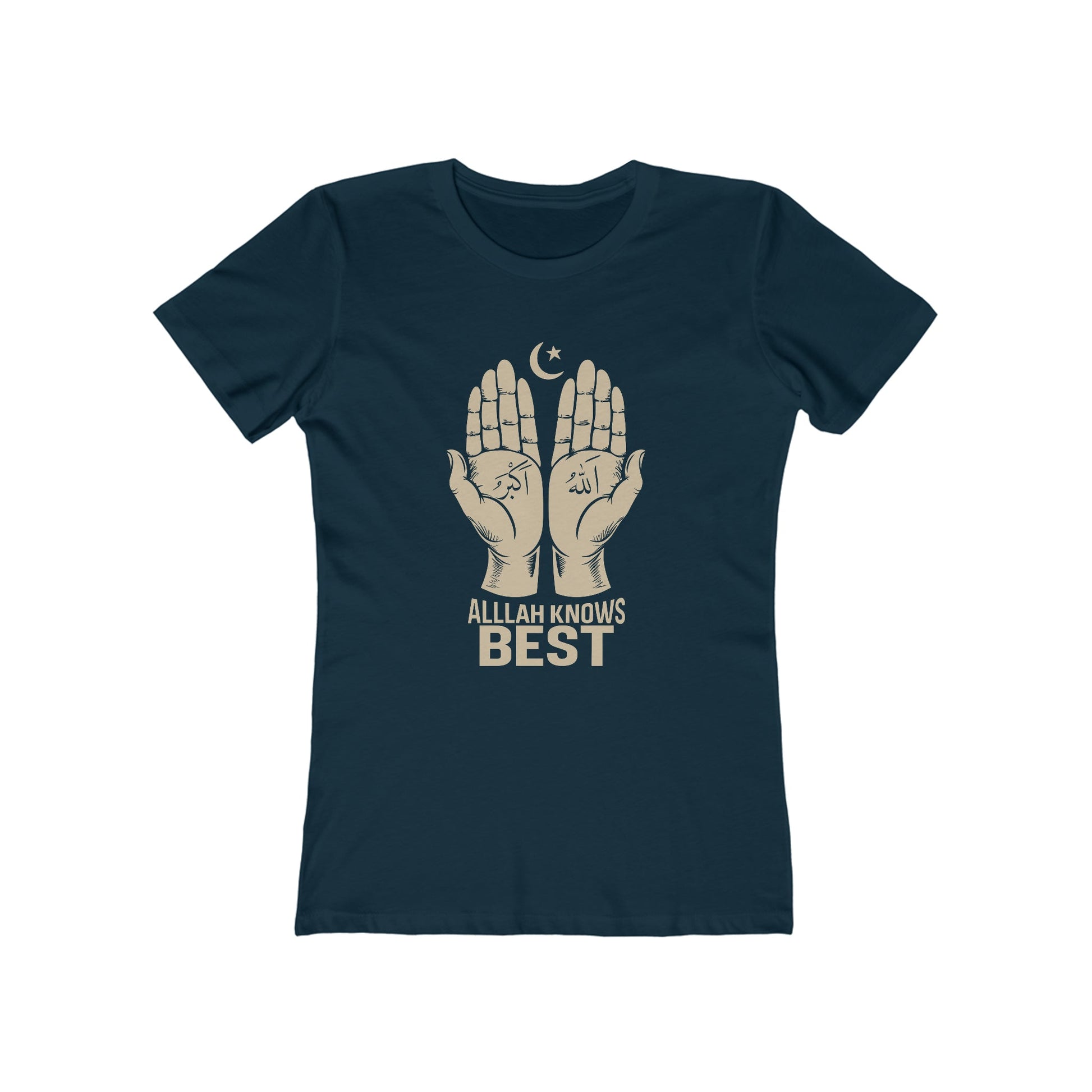 Allah Knows Best Muslim T-Shirt - faithwear