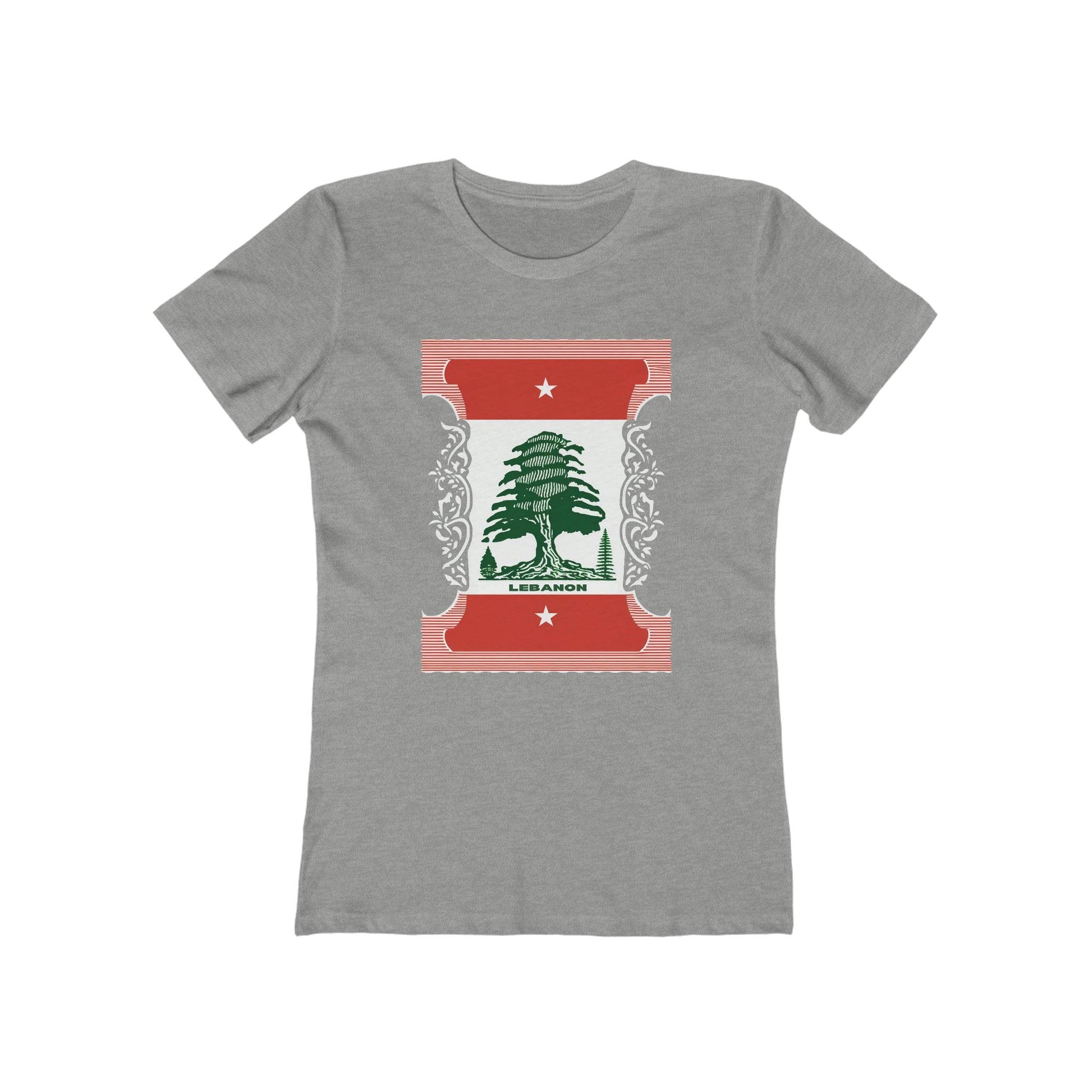 Artsy Lebanon Postage Stamp T-Shirt - faithwear