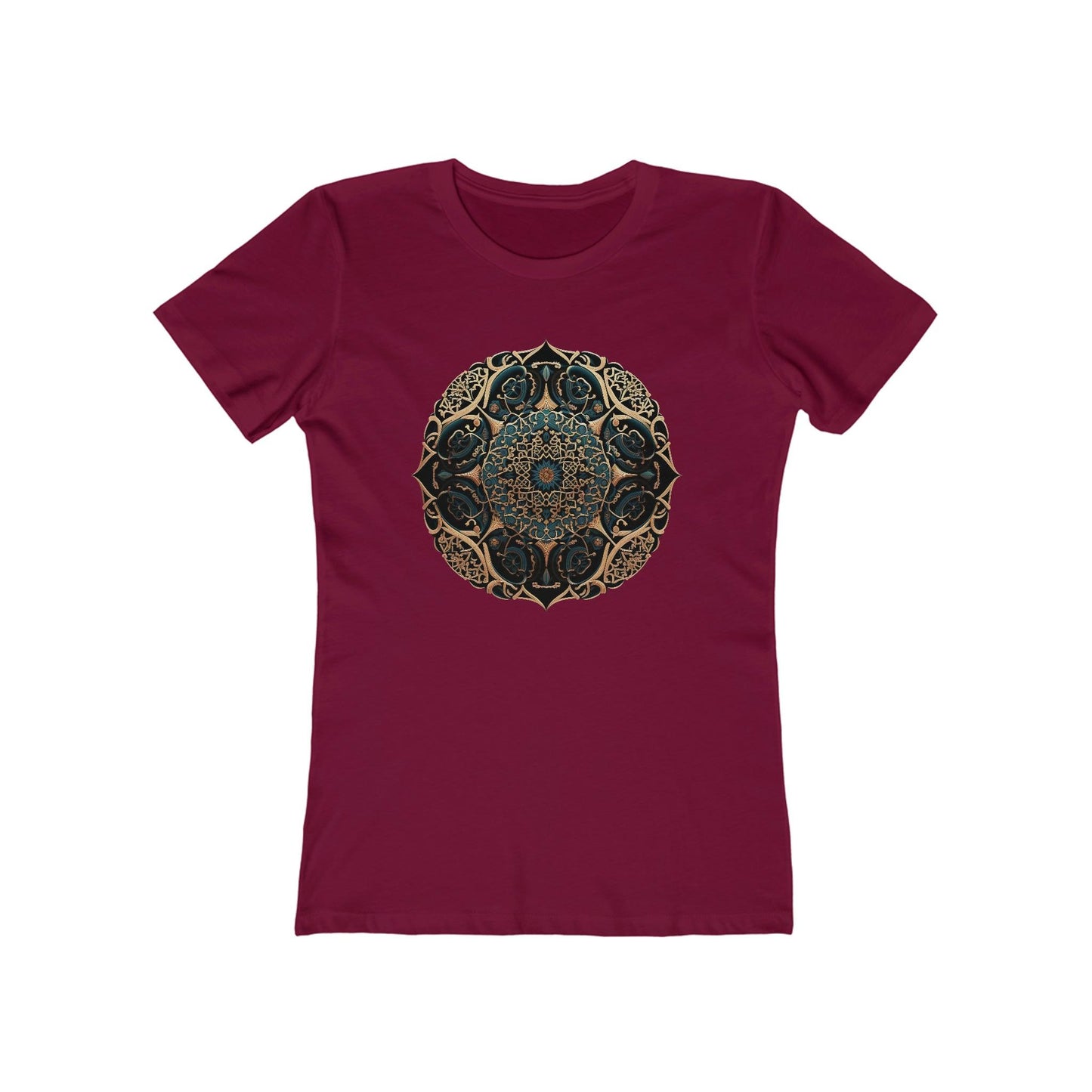 Golden Muqarnas Pattern T-Shirt - faithwear