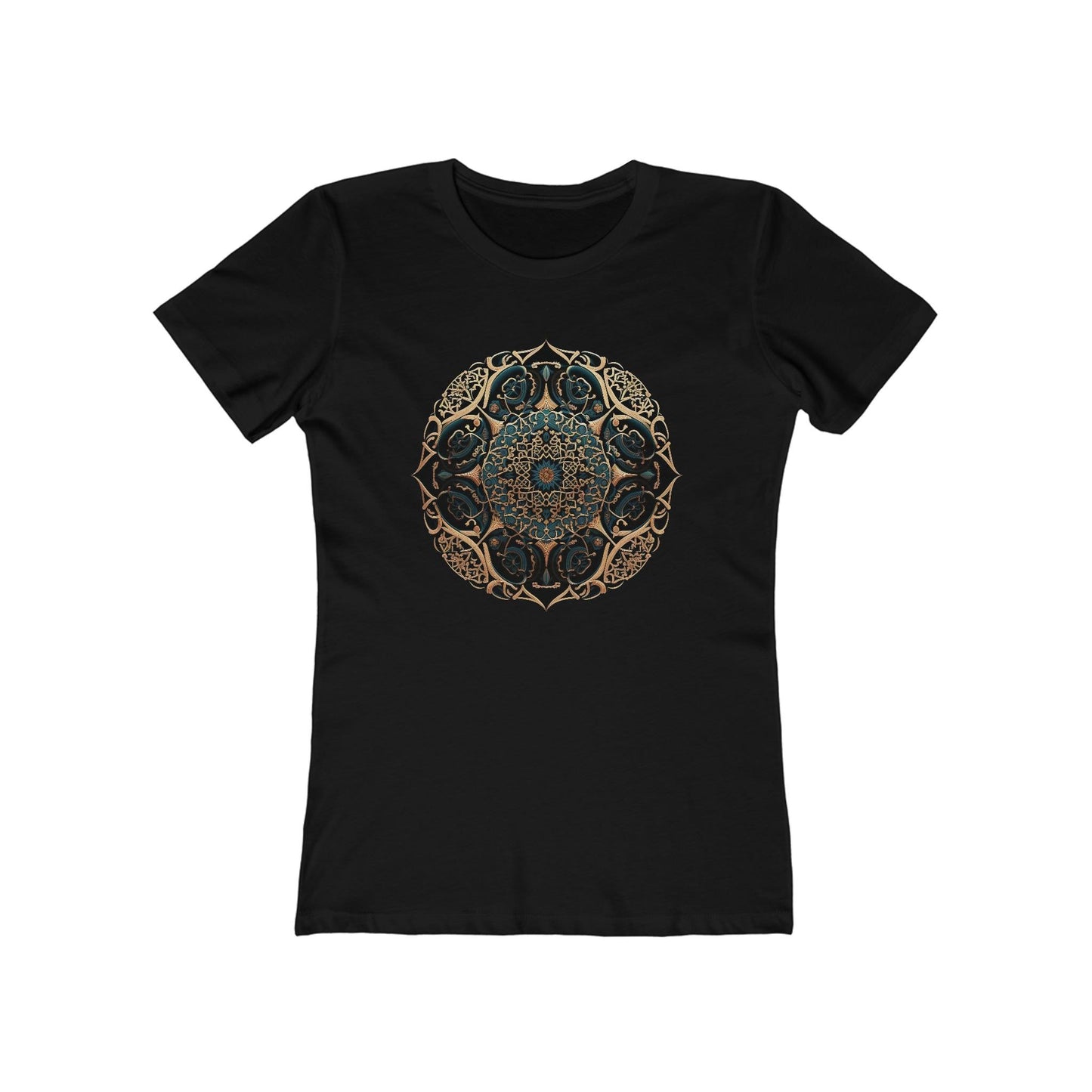 Golden Muqarnas Pattern T-Shirt - faithwear