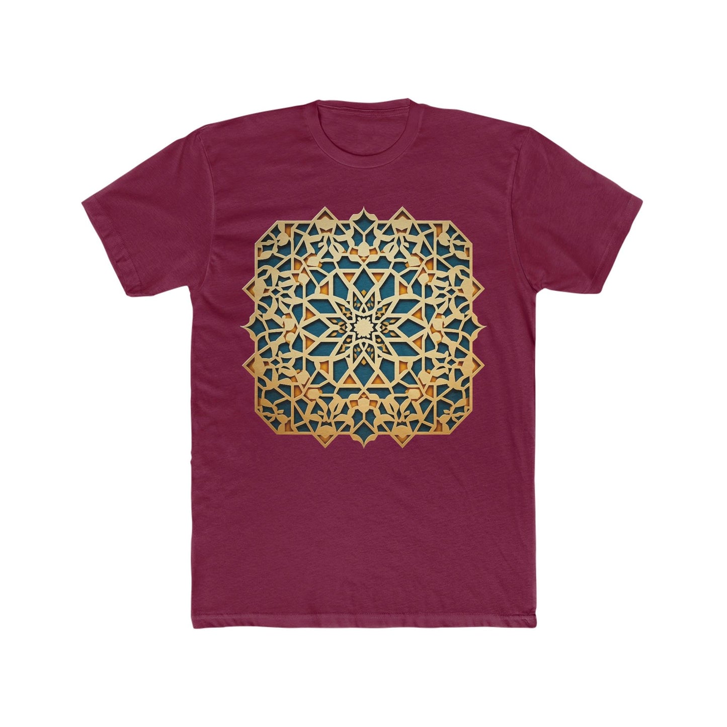 Intricate Square Girih Pattern T-Shirt - faithwear