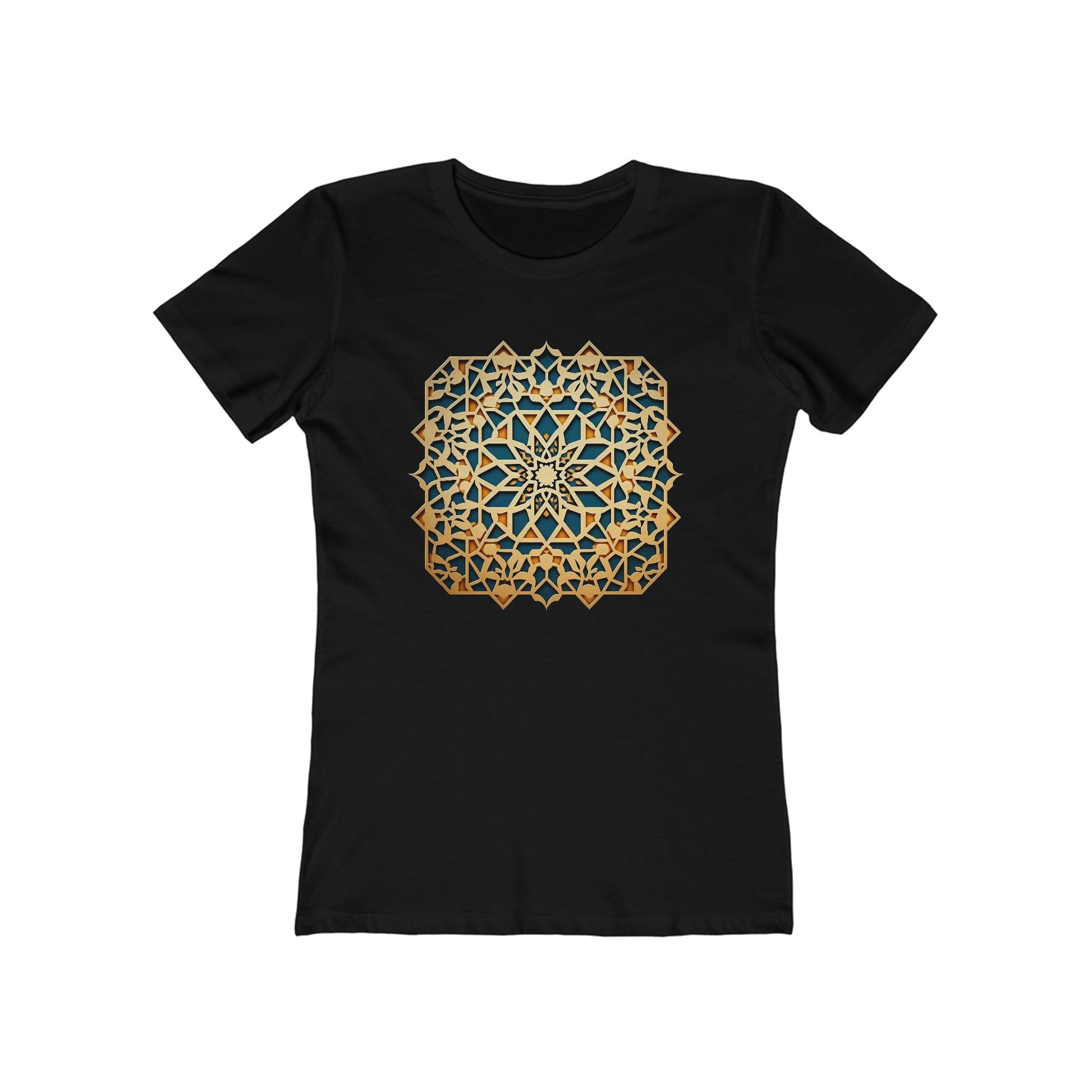 Intricate Square Girih Pattern T-Shirt - faithwear