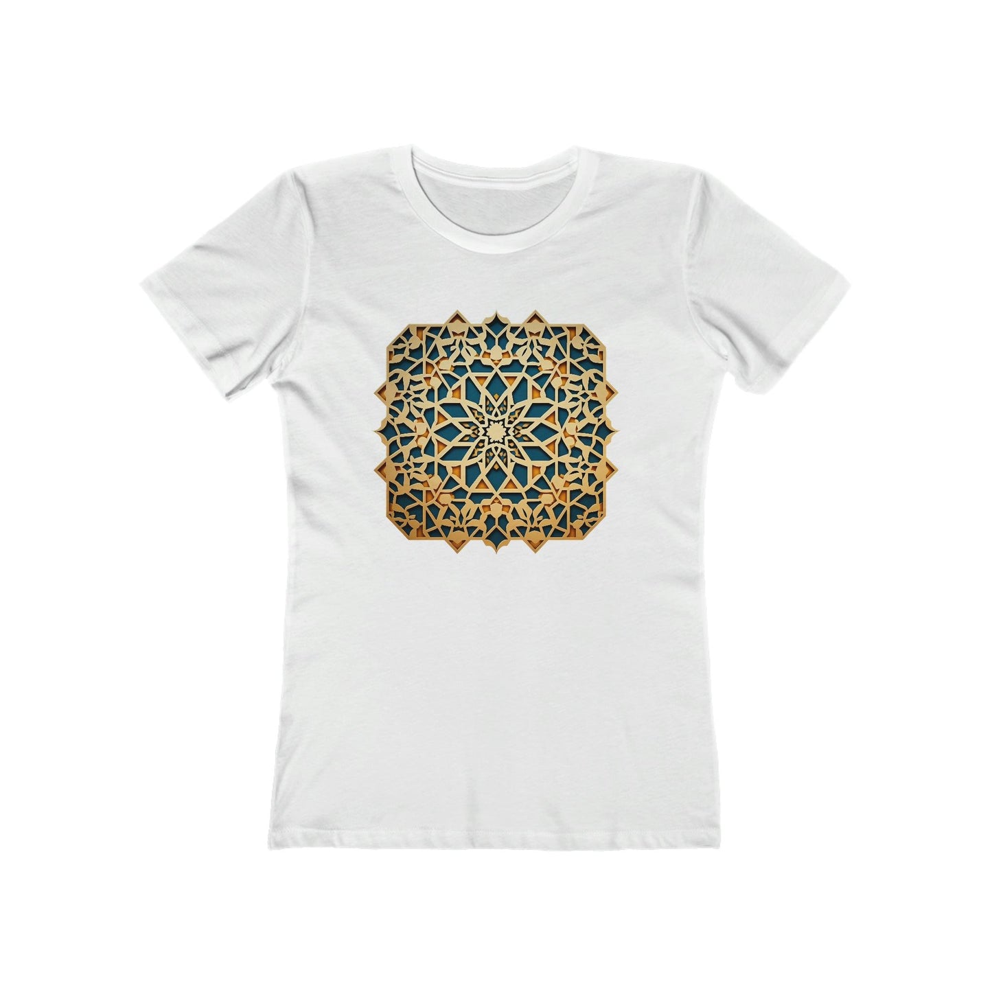 Intricate Square Girih Pattern T-Shirt - faithwear