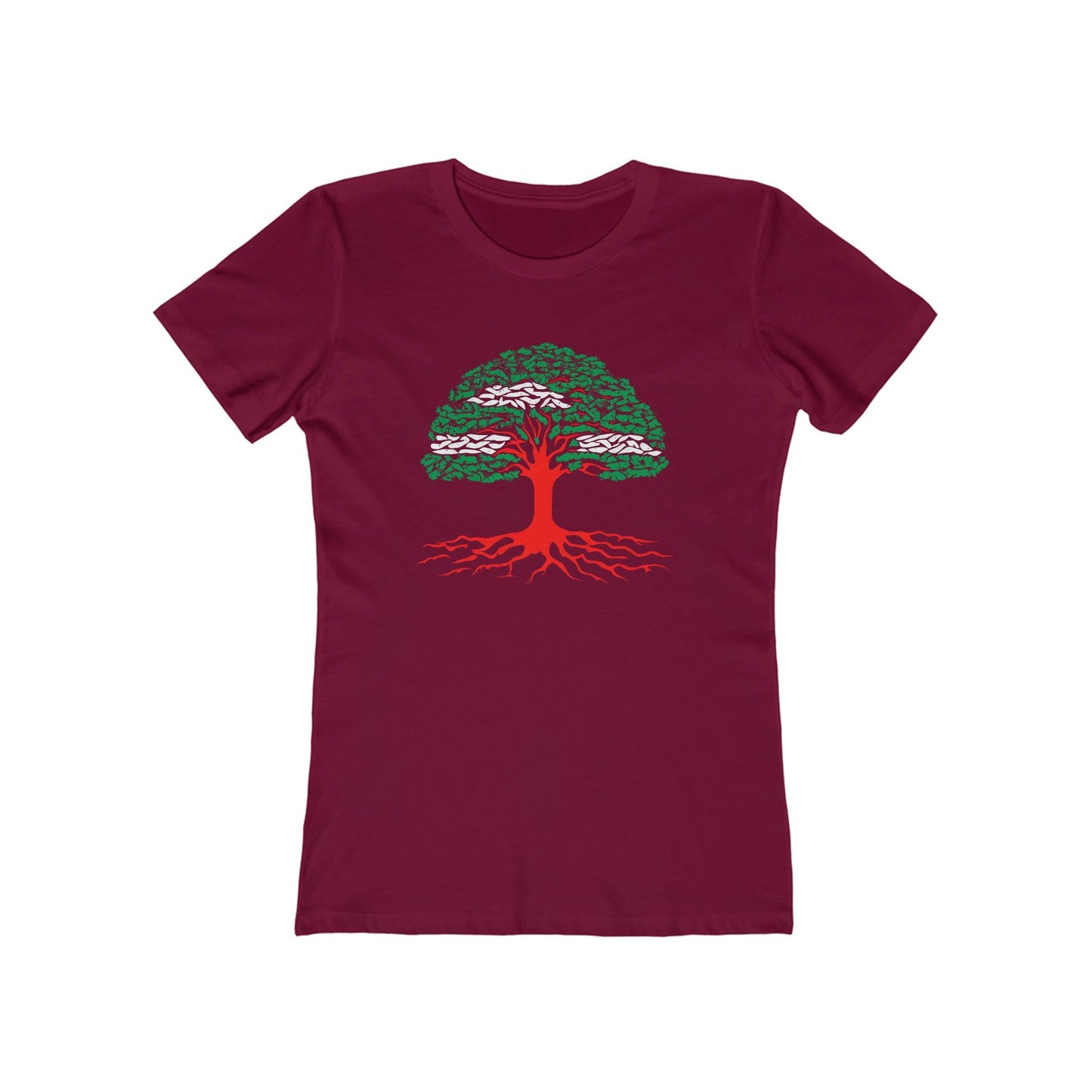 Lebanon's Spirit - Cedar Tree Flag T-Shirt - faithwear