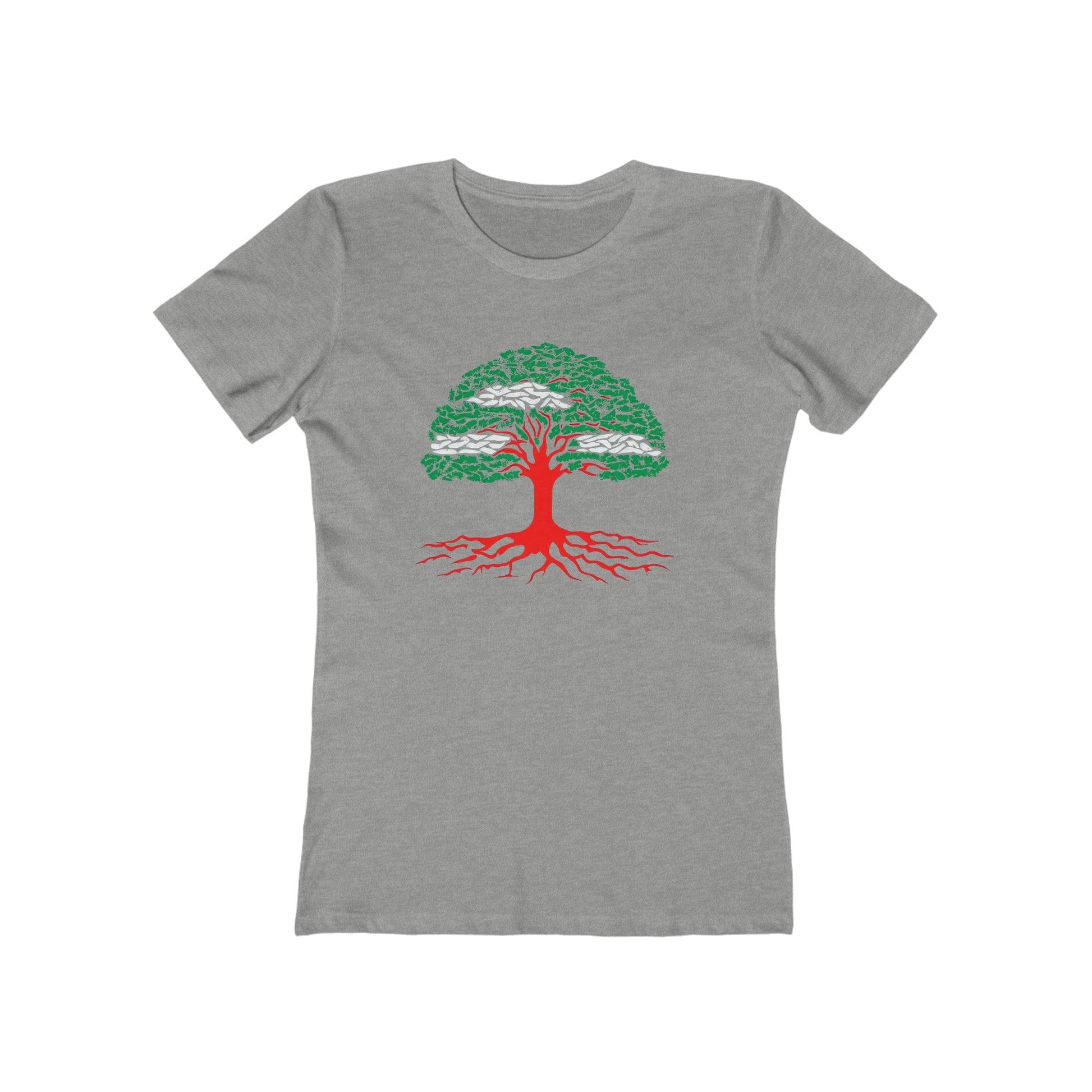 Lebanon's Spirit - Cedar Tree Flag T-Shirt - faithwear