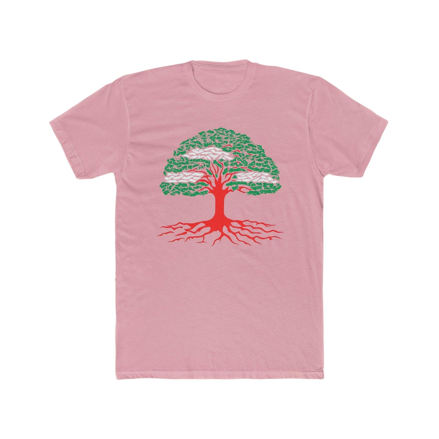 Lebanon's Spirit - Cedar Tree Flag T-shirt - faithwear