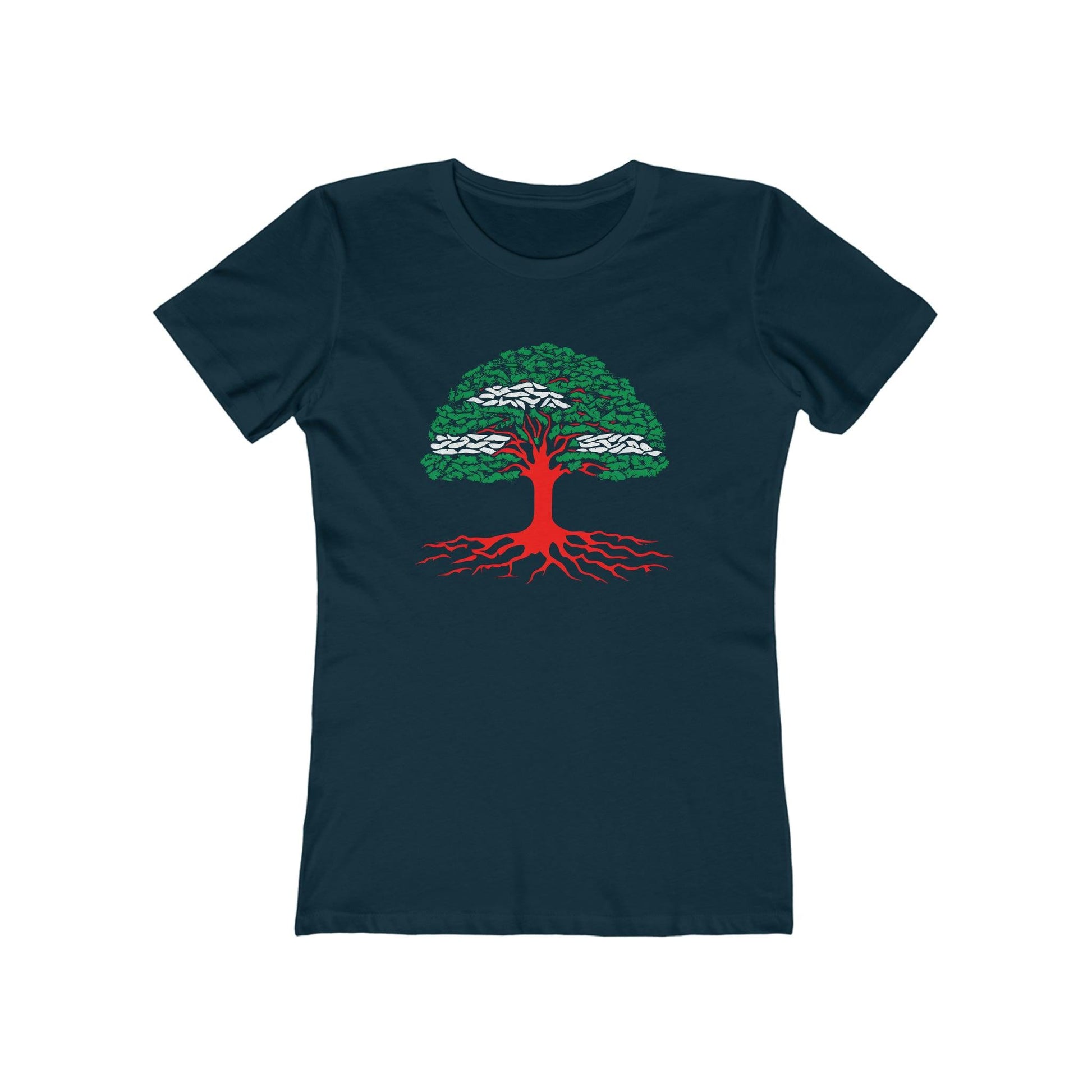 Lebanon's Spirit - Cedar Tree Flag T-Shirt - faithwear