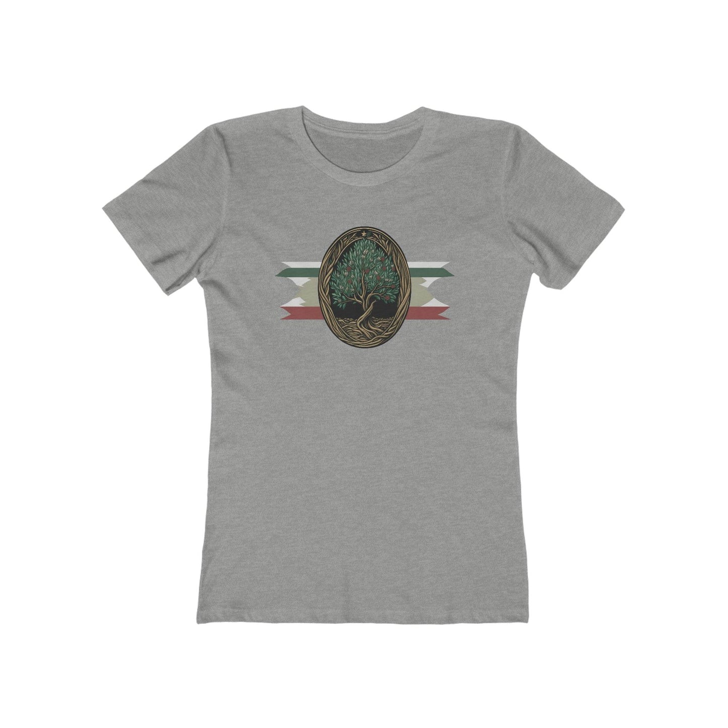 Olive Tree Palestine Flag T-Shirt - faithwear