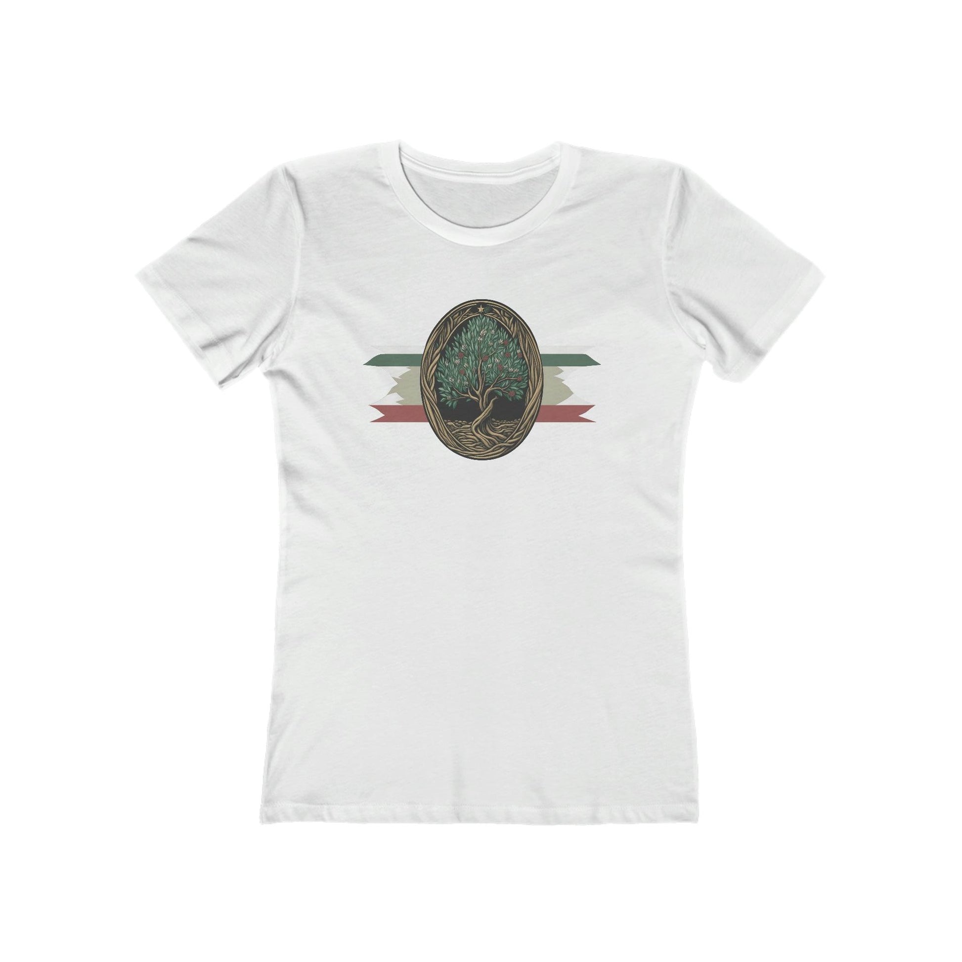 Olive Tree Palestine Flag T-Shirt - faithwear