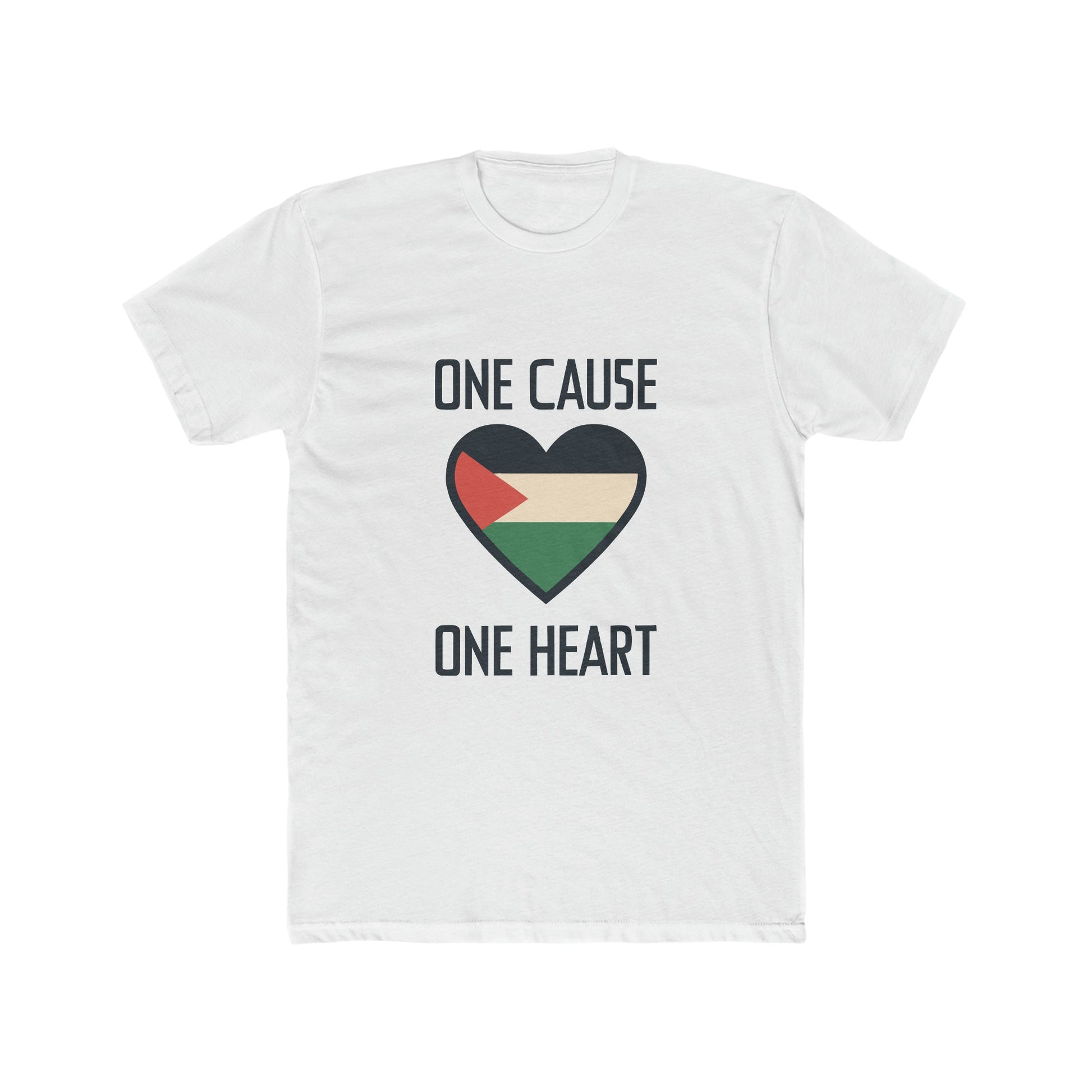 One Cause, One Heart: Palestine T-Shirt - faithwear