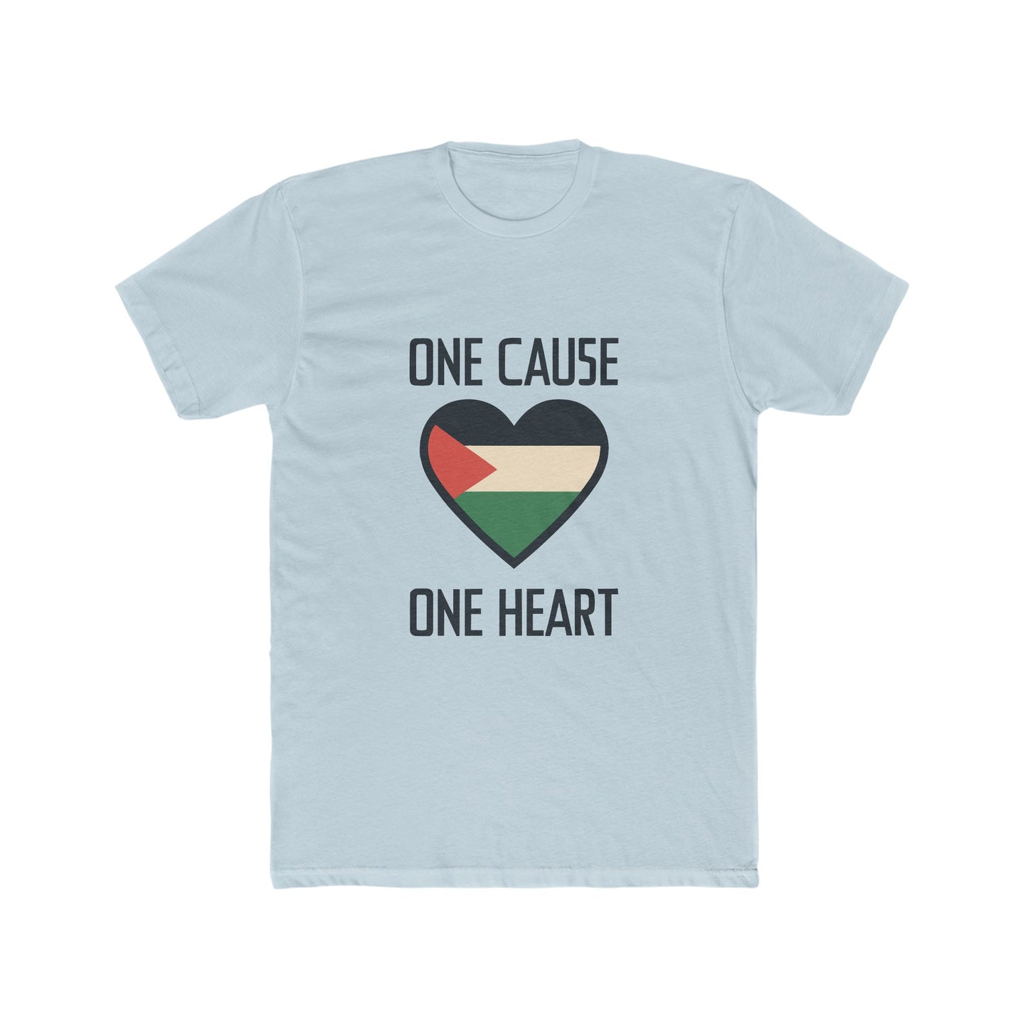 One Cause, One Heart: Palestine T-Shirt - faithwear