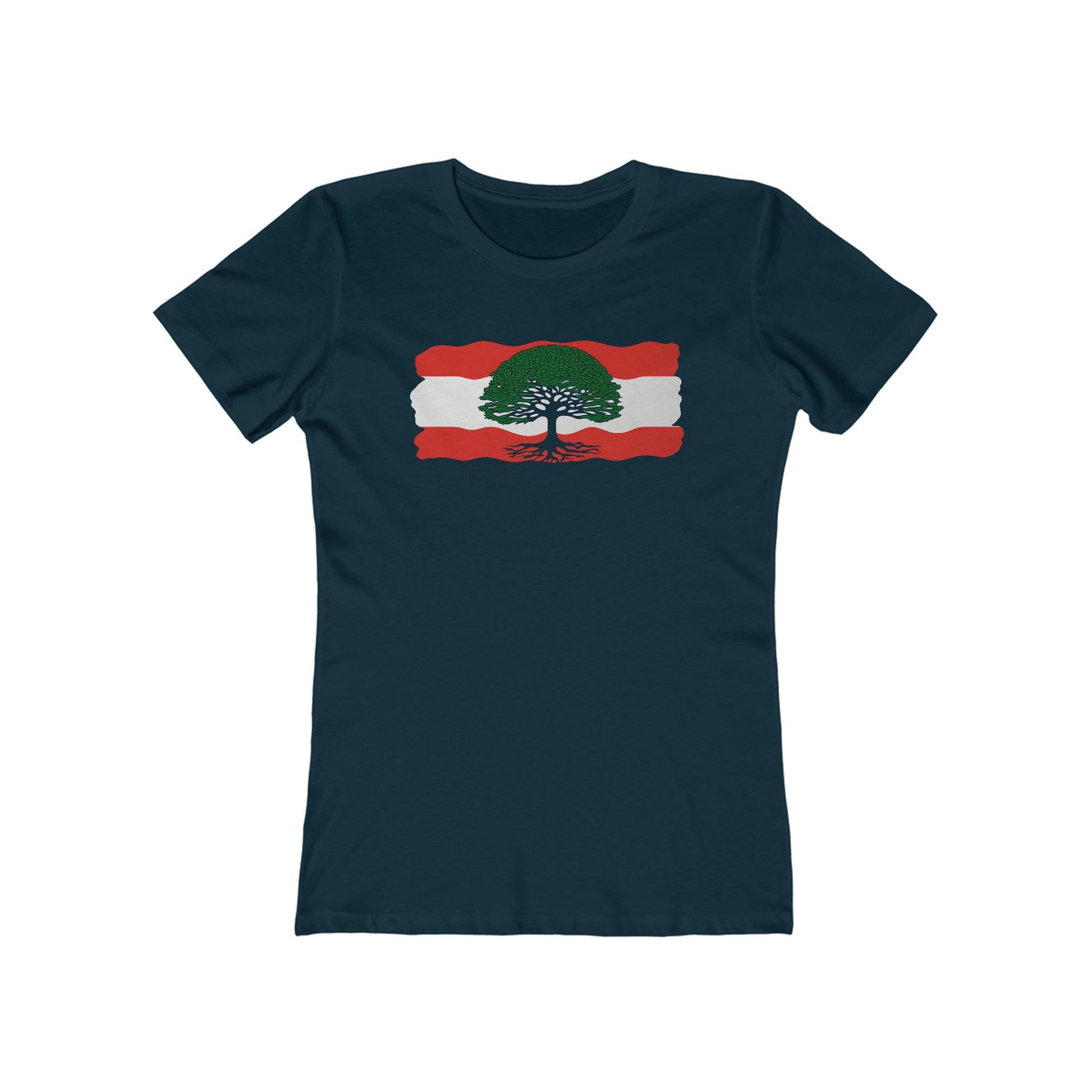 Paint Inspired Lebanese Flag T-Shirt - faithwear