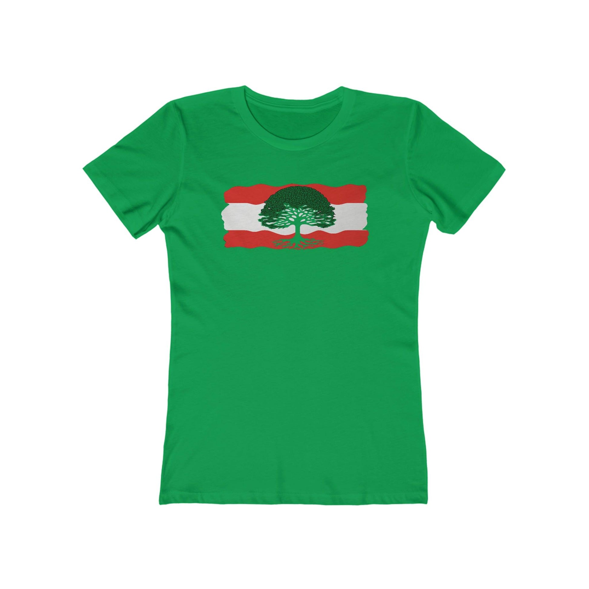 Paint Inspired Lebanese Flag T-Shirt - faithwear