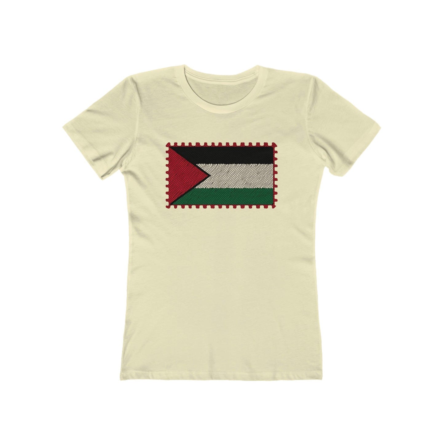 Palestine Stamp Flag T-Shirt - faithwear