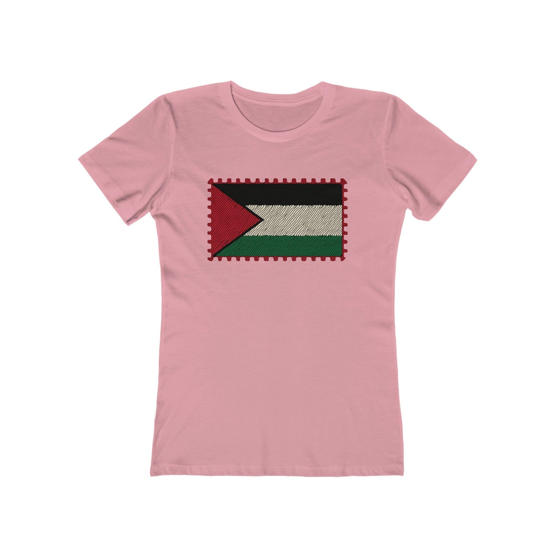 Palestine Stamp Flag T-Shirt - faithwear