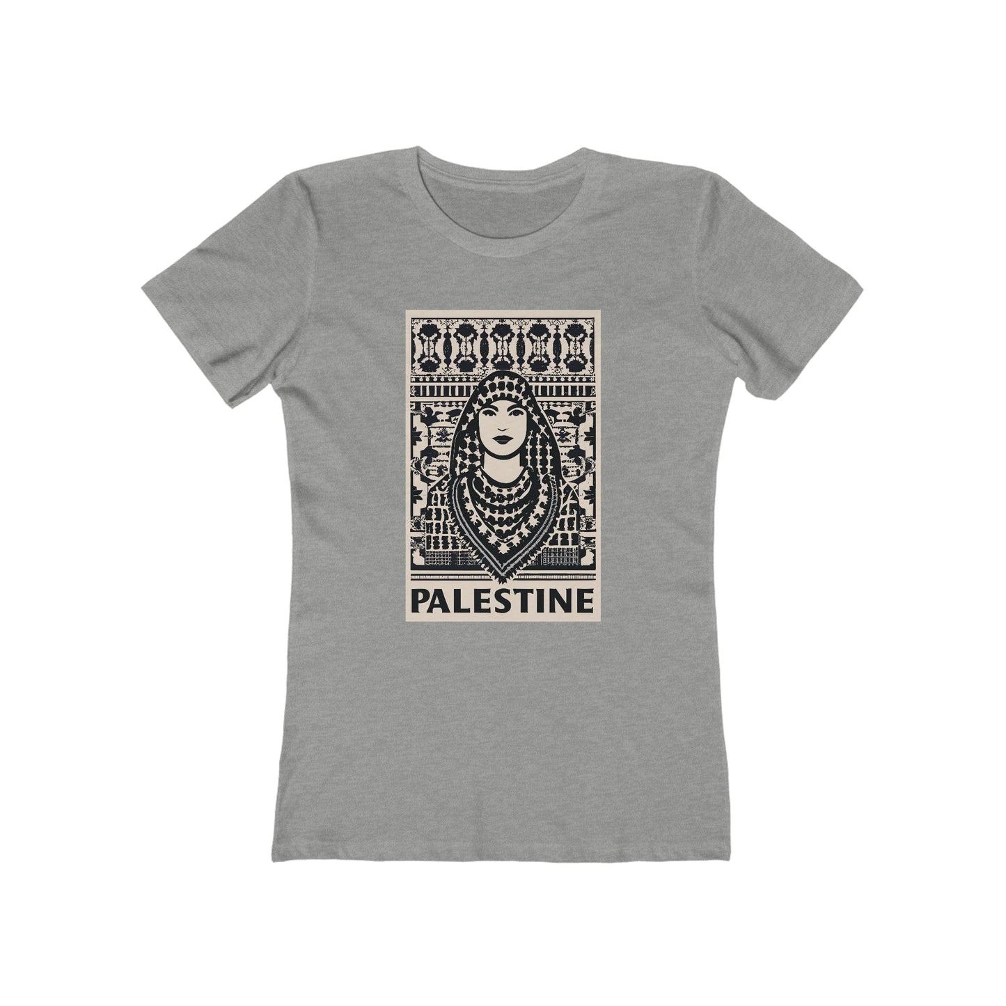 Strong Palestine Woman T-Shirt - faithwear