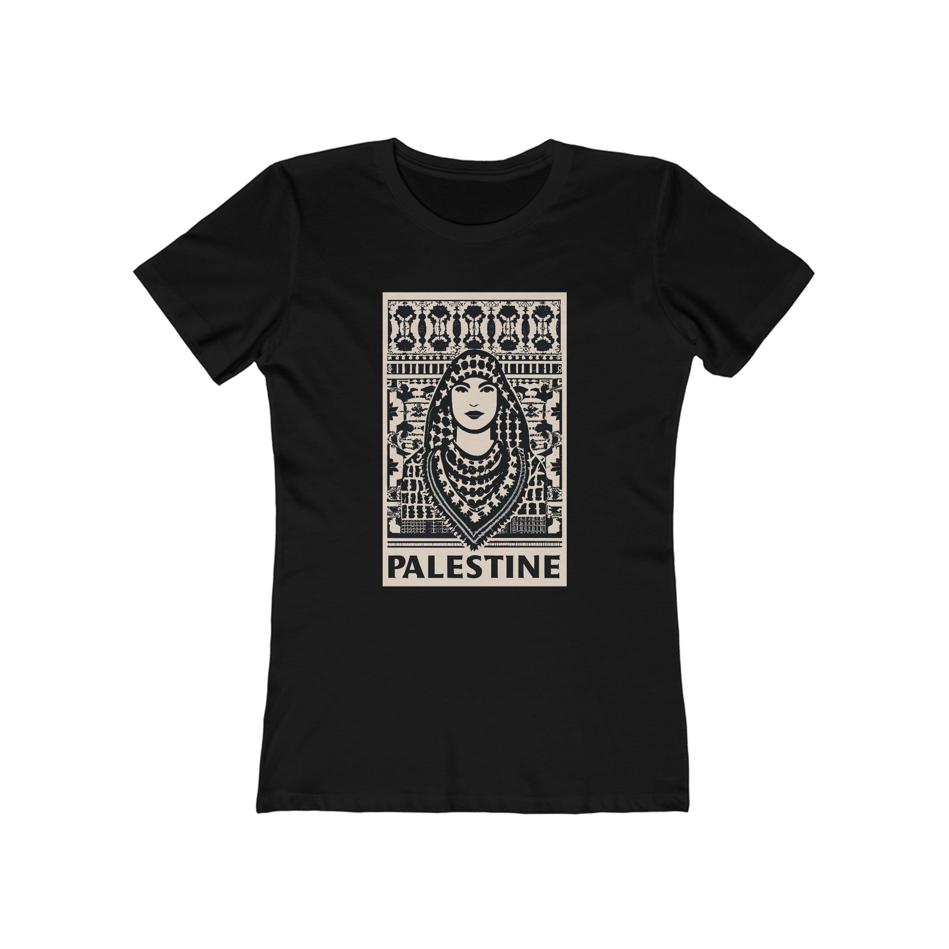 Strong Palestine Woman T-Shirt - faithwear