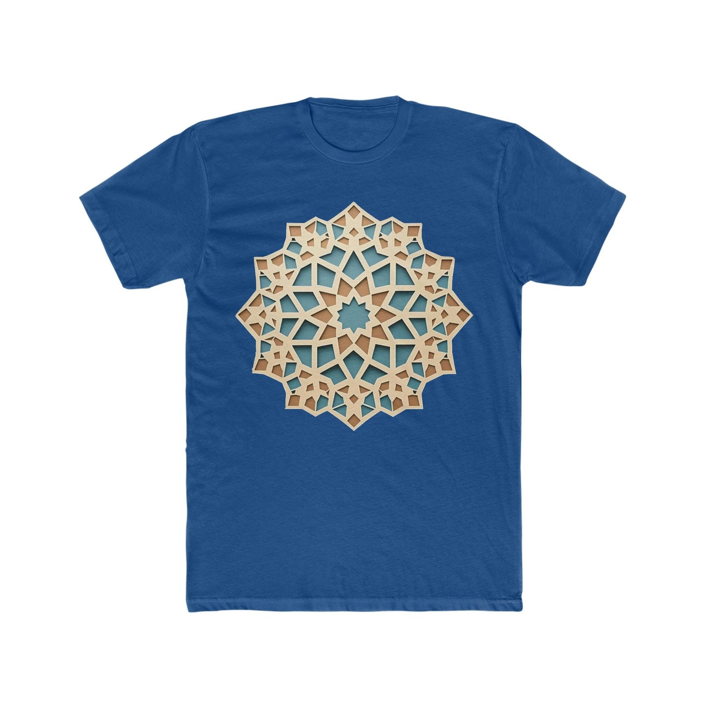 Stylish Pastel Girih Pattern T-Shirt - faithwear