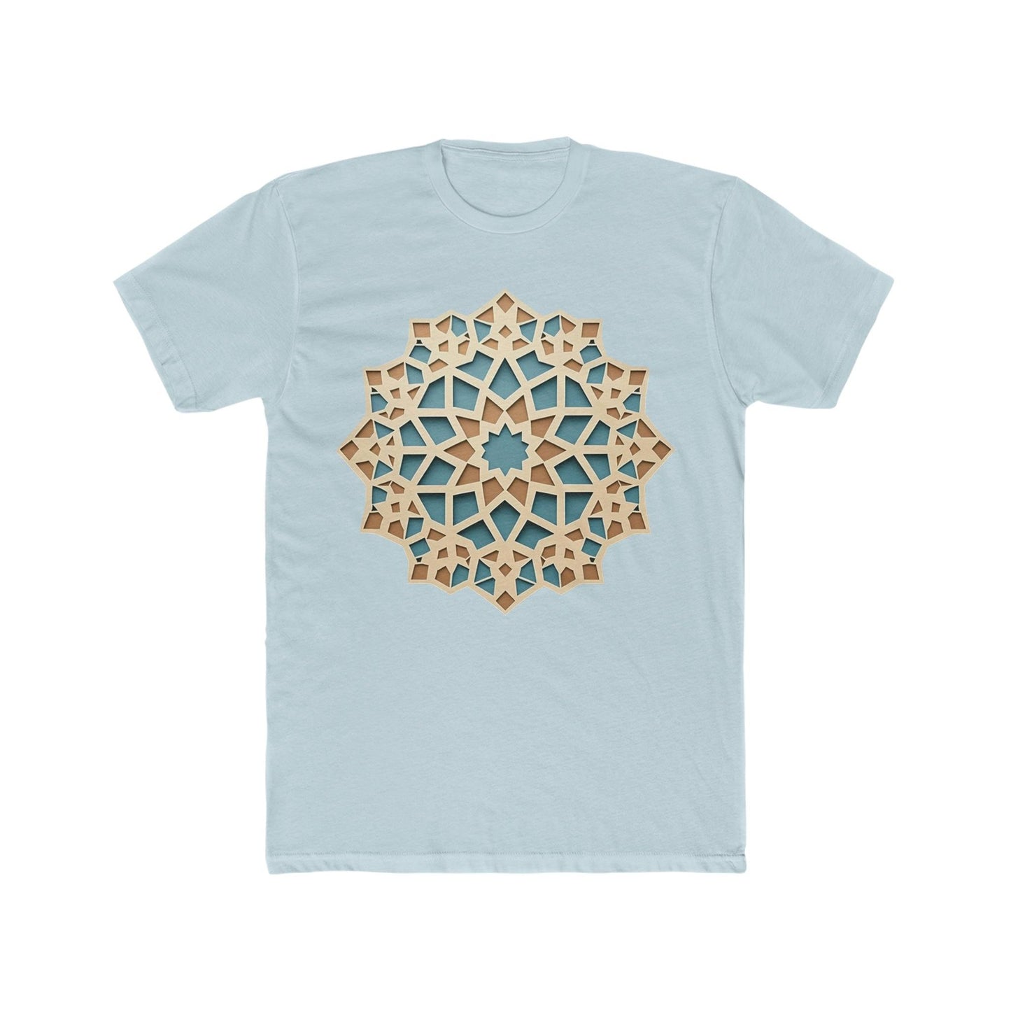 Stylish Pastel Girih Pattern T-Shirt - faithwear