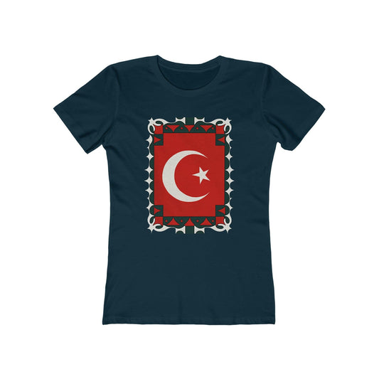 Turkish Flag Stamp Design T-Shirt - faithwear