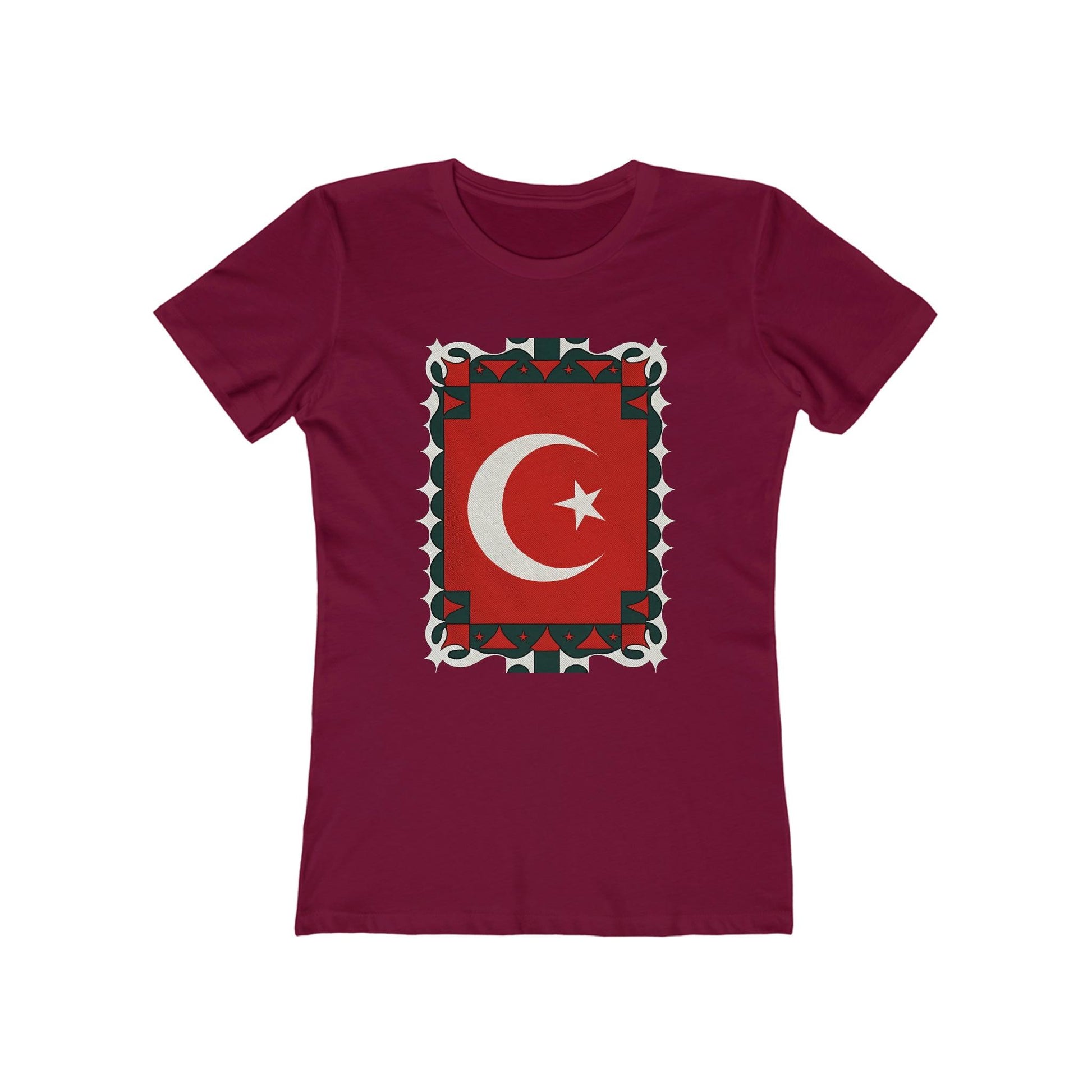 Turkish Flag Stamp Design T-Shirt - faithwear