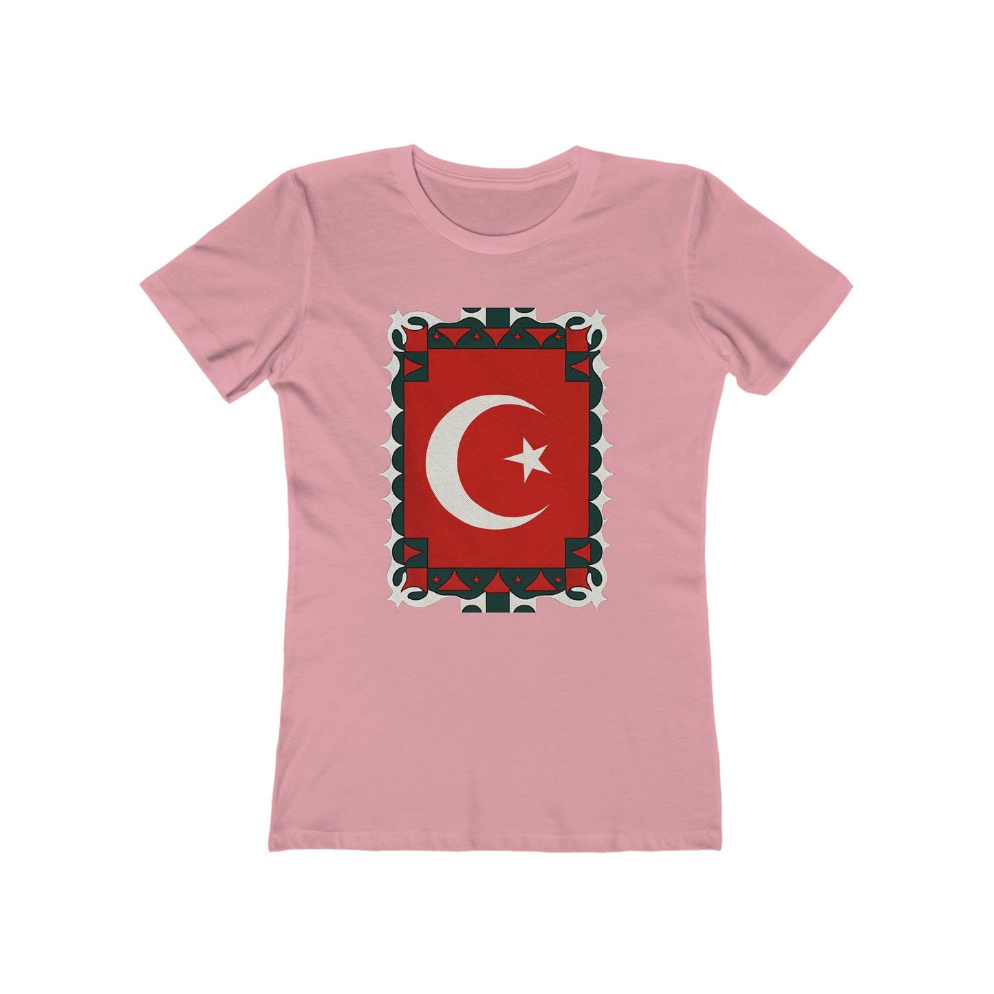 Turkish Flag Stamp Design T-Shirt - faithwear