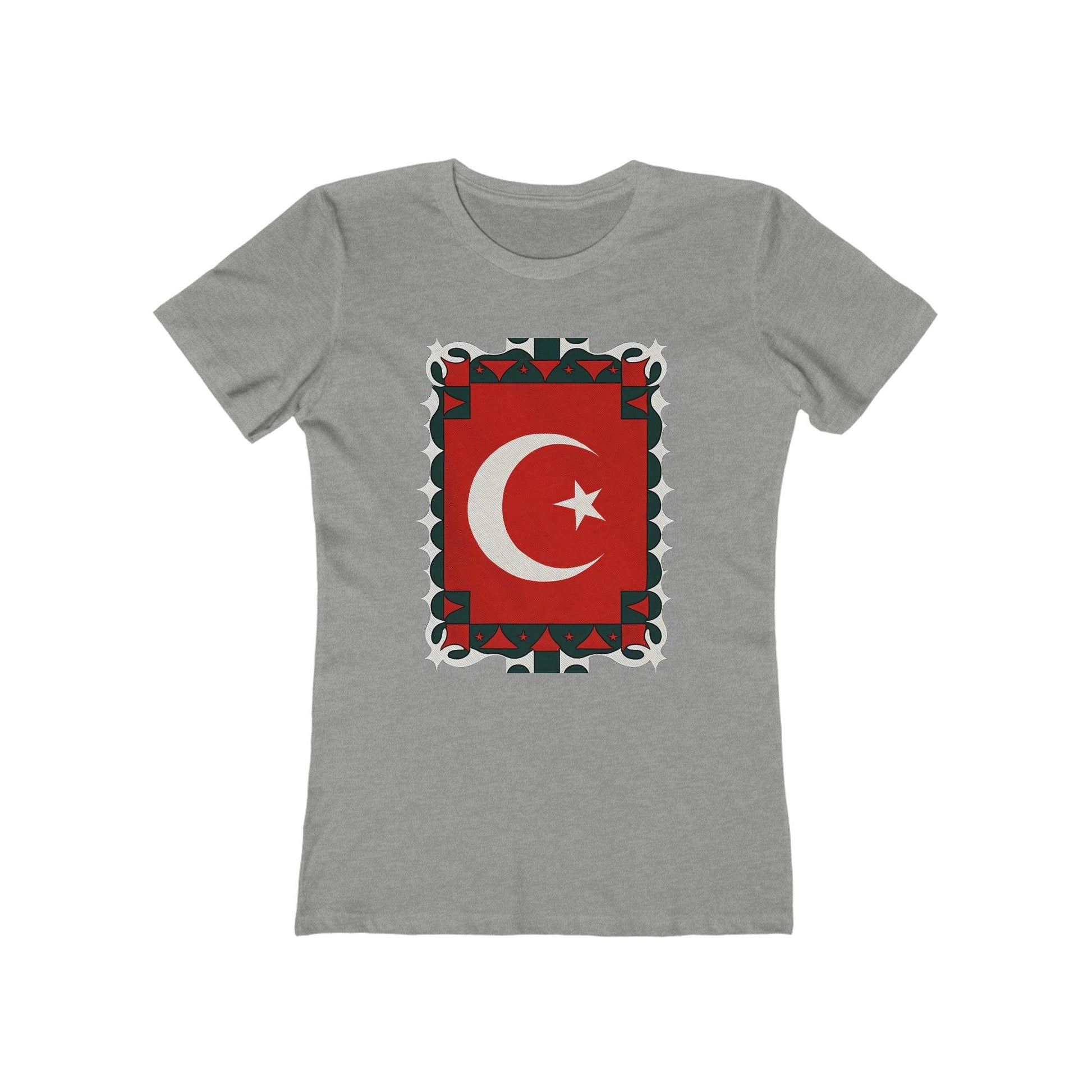 Turkish Flag Stamp Design T-Shirt - faithwear