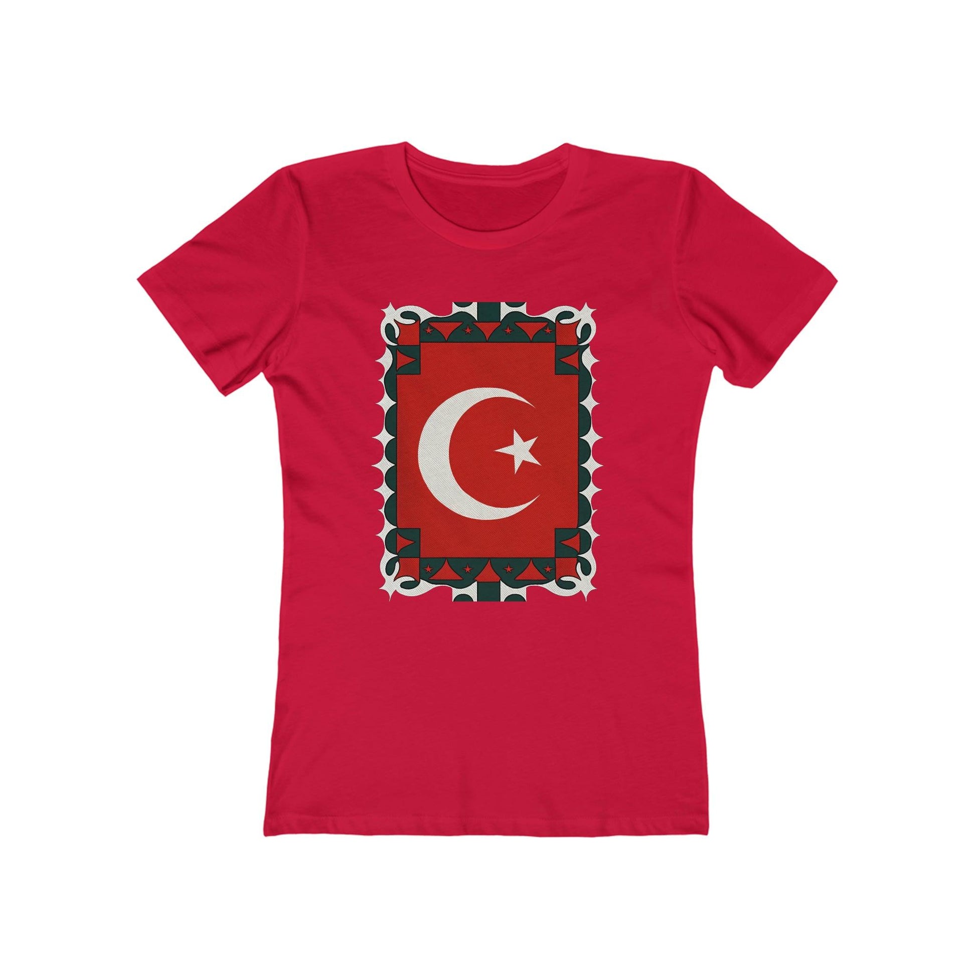 Turkish Flag Stamp Design T-Shirt - faithwear