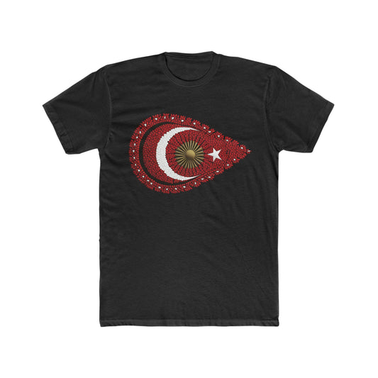 Turkish Pride: Beadwork Flag T-Shirt - faithwear