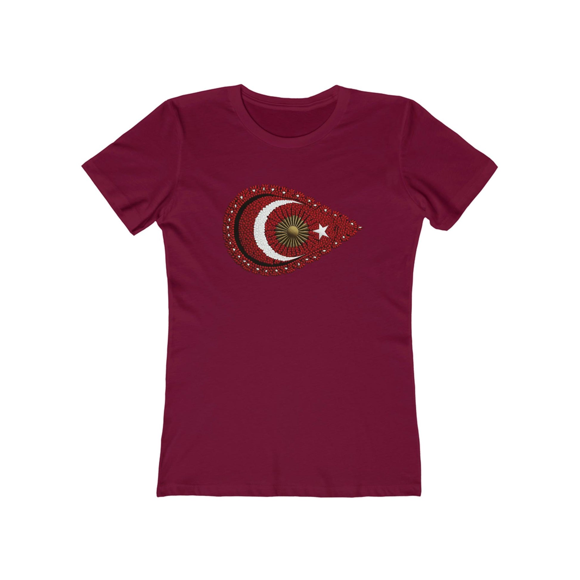 Turkish Pride: Beadwork Flag T-Shirt - faithwear